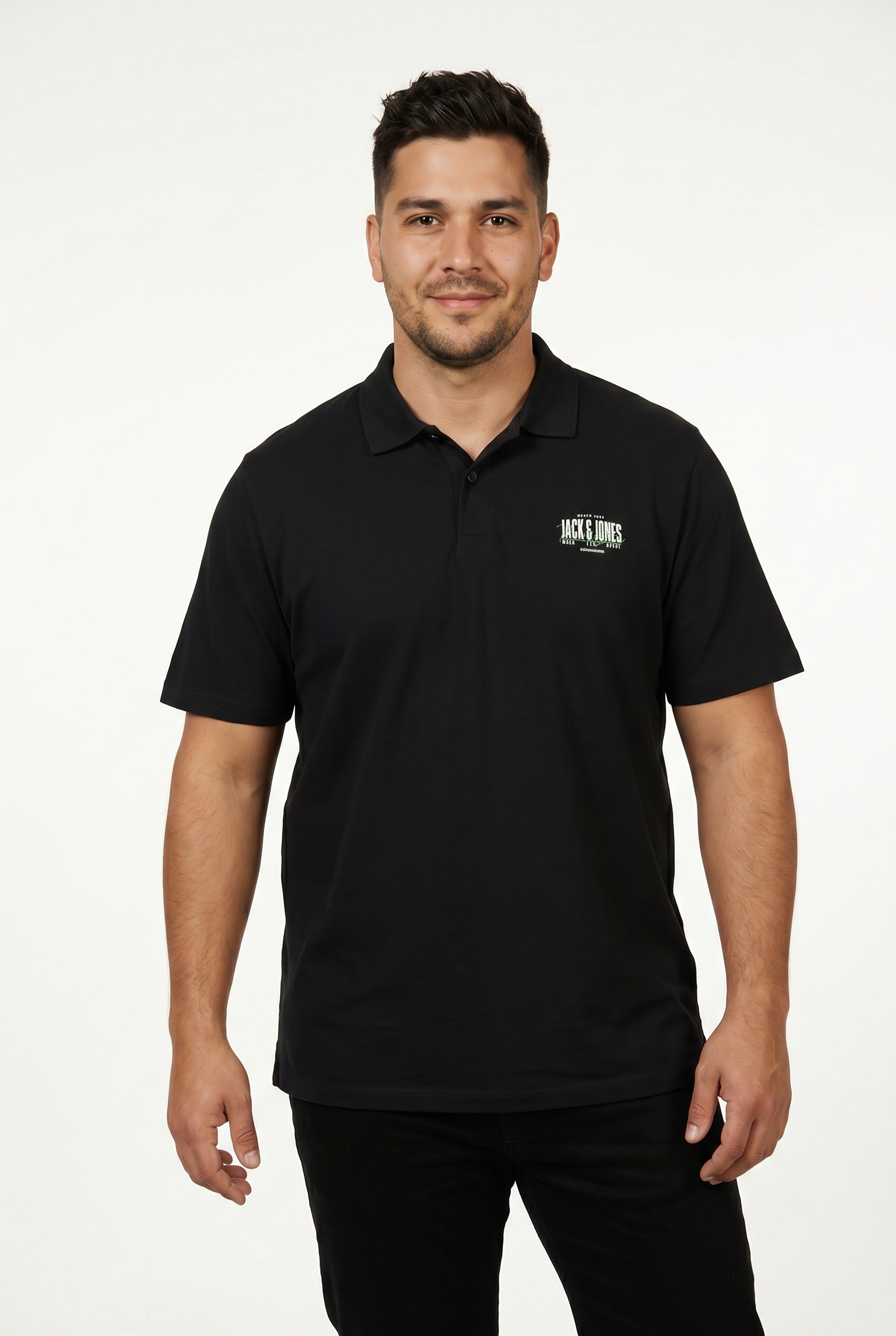 Jack & Jones PlusSize Poloshirt "JJAERO POLO SS PLS" Baumwolle, regular fit