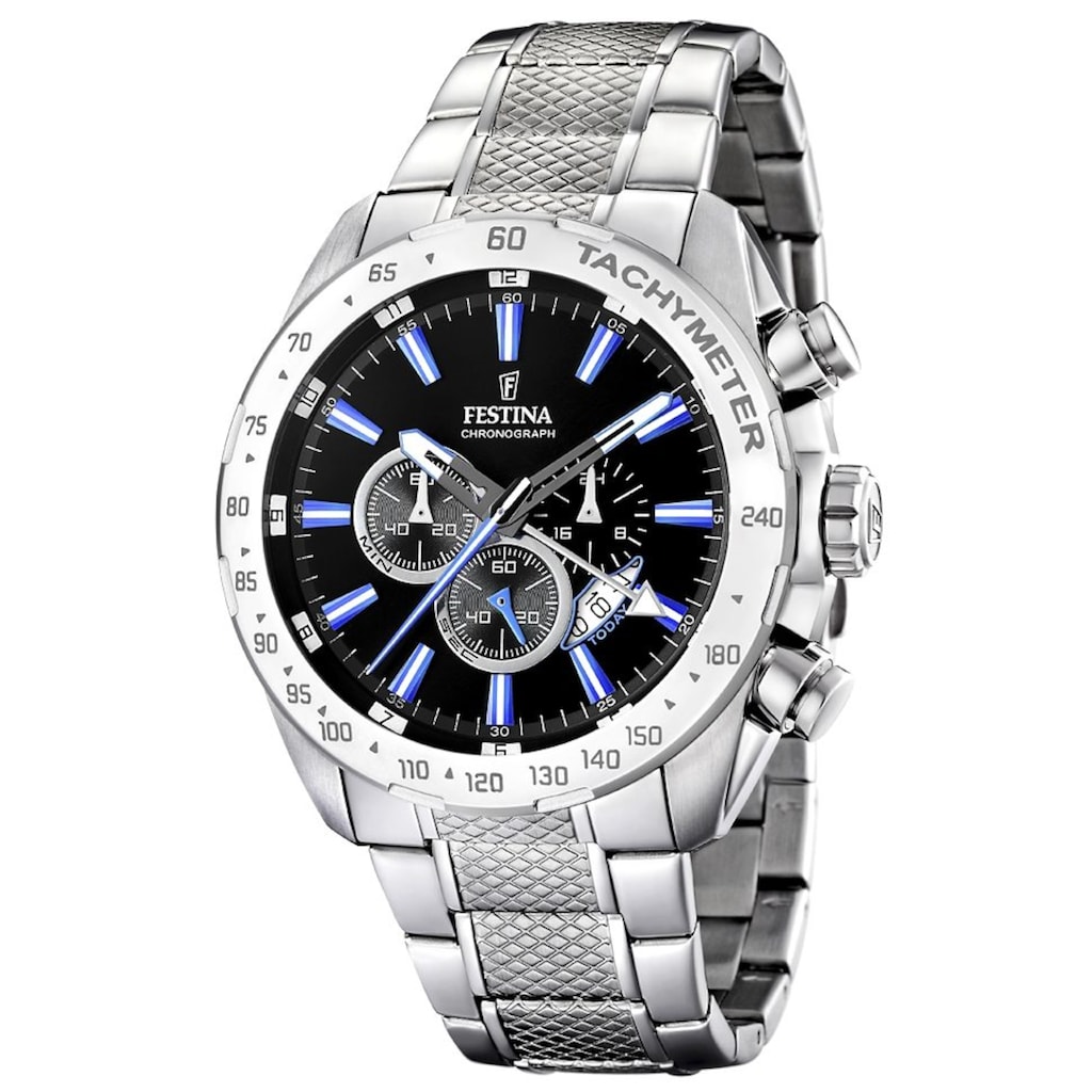 Festina Chronograph »F16488/3«, Armbanduhr, Quarzuhr, Herrenuhr, Stoppfunktion