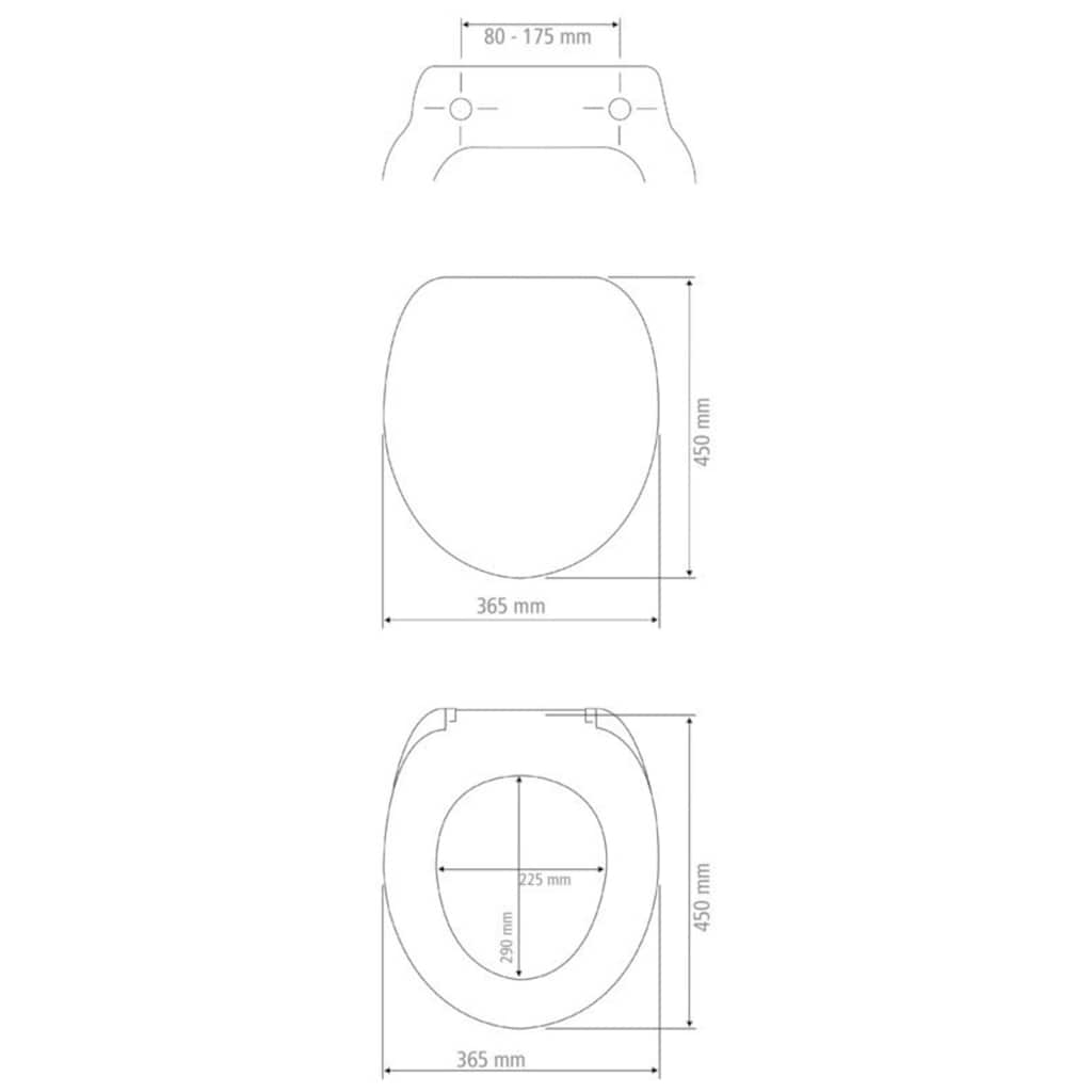 WENKO WC-Sitz »Infinity«, mit Softclose, aus Thermoplast