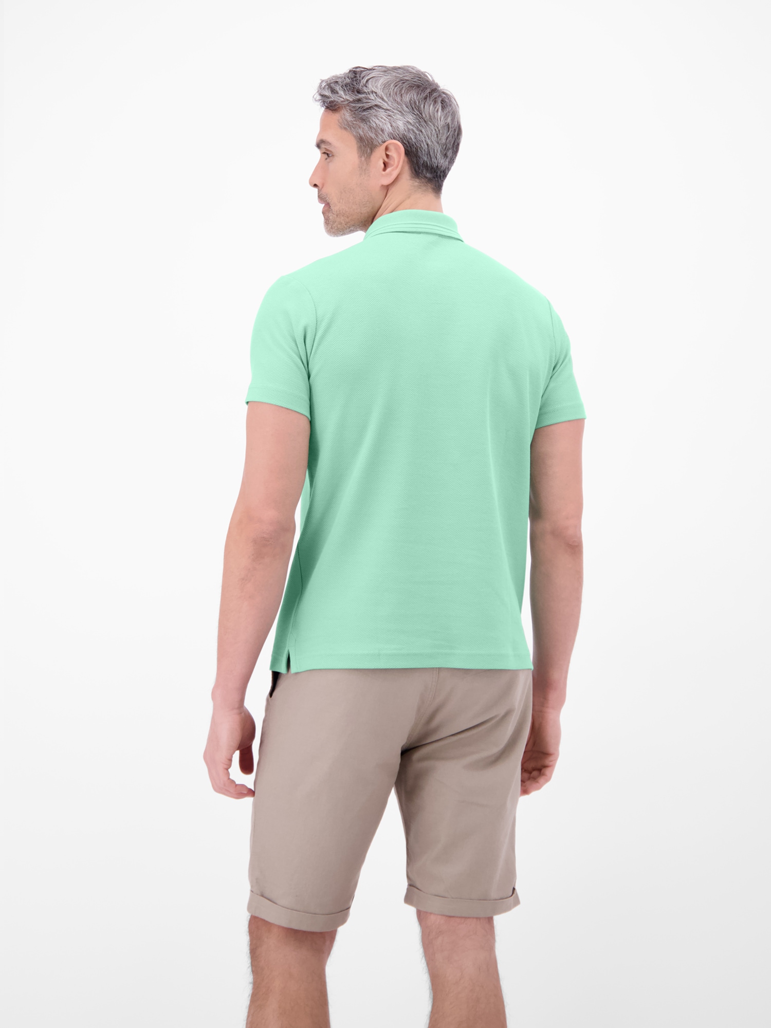 LERROS Poloshirt »Poloshirt mit Waffelstruktur aus 100 % Baumwolle«