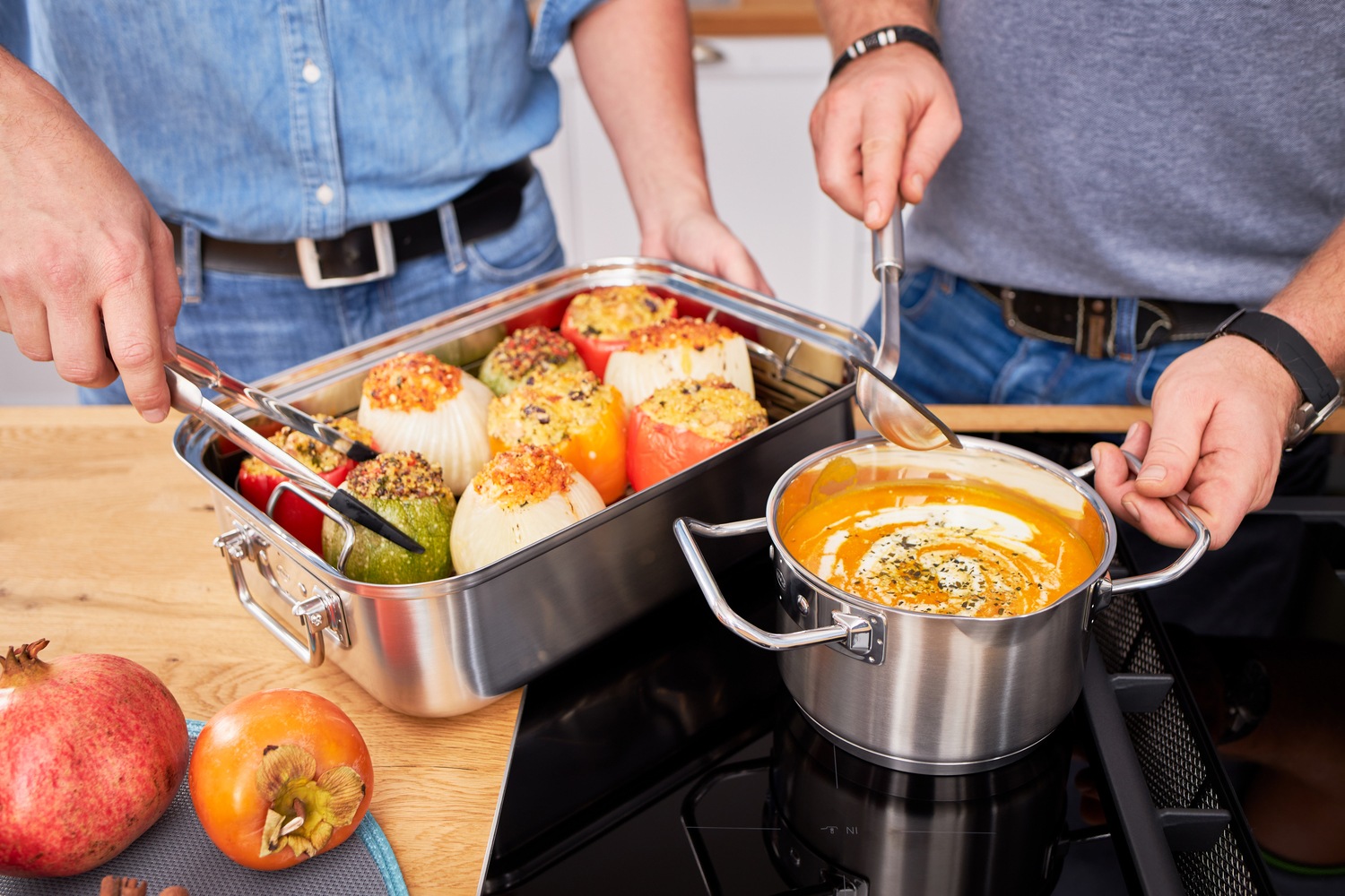 RÖSLE Schöpflöffel Portionslöffel mit Aufhängeöse, Edelstahl 18/10, spülmas günstig online kaufen