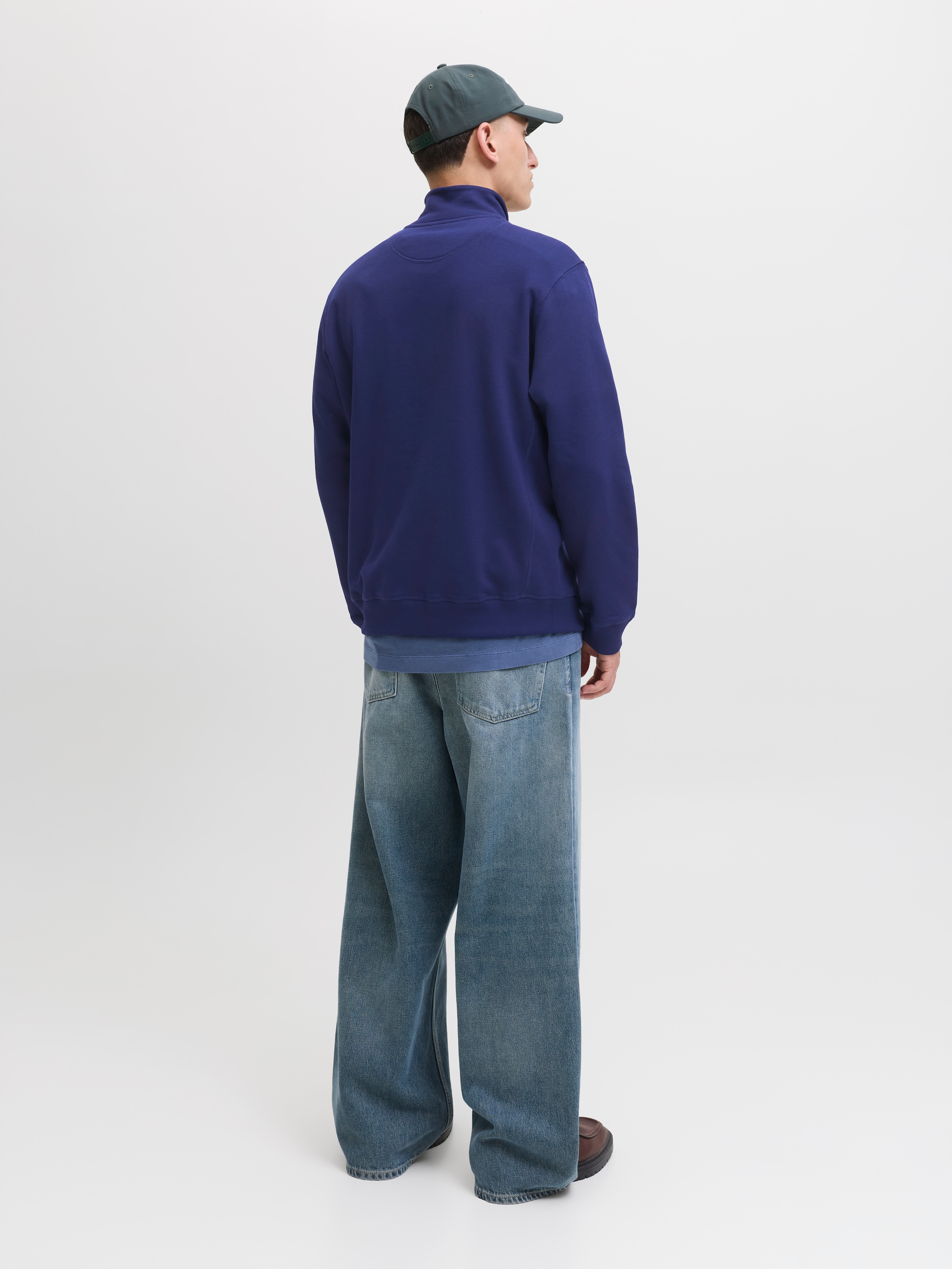 Jack & Jones Sweatshirt »JORNORREBRO EMB SWEAT HIGH NECK SN«
