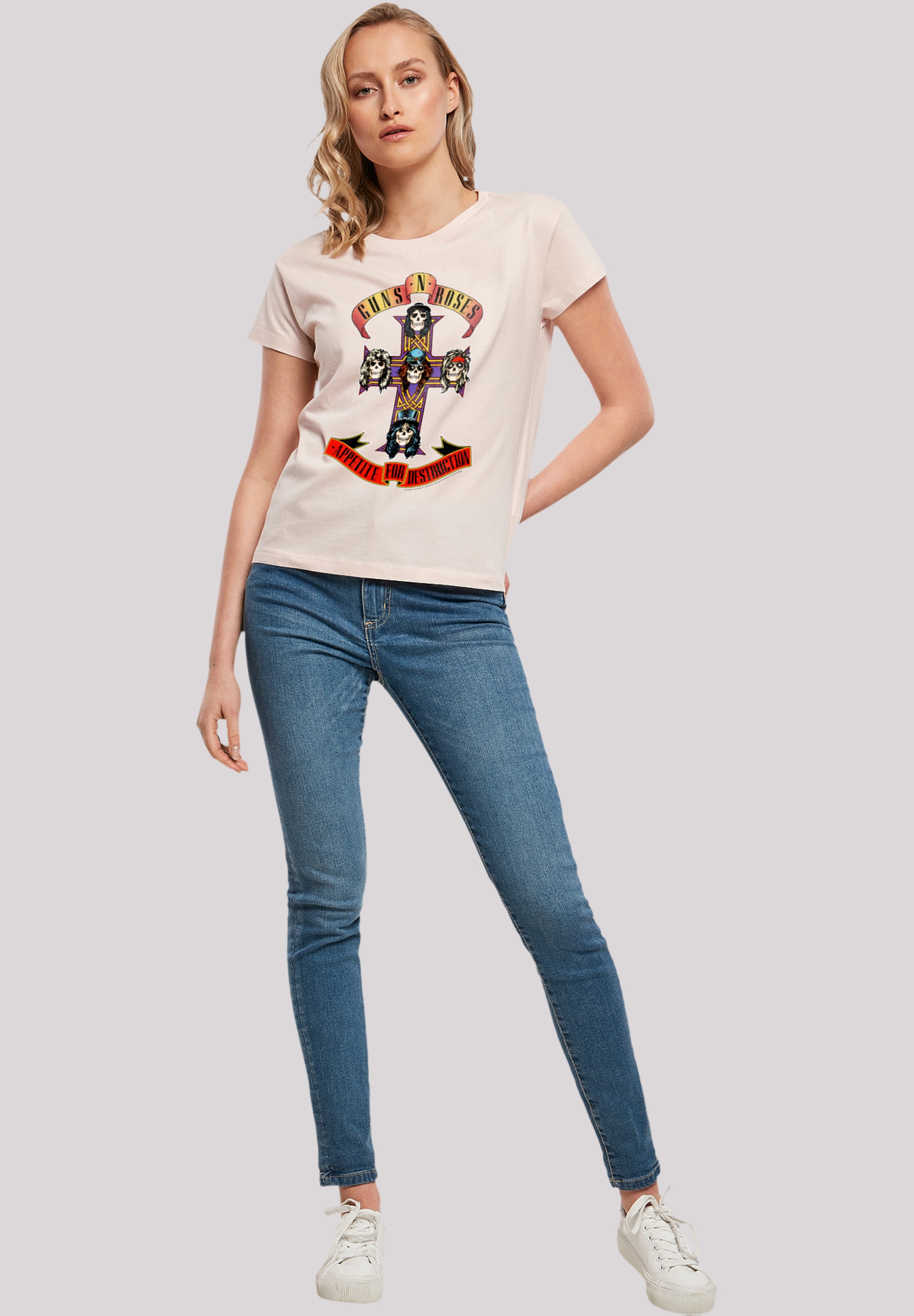 F4NT4STIC T-Shirt »Guns 'n' Roses Appetite For Destruction«, Premium Qualität