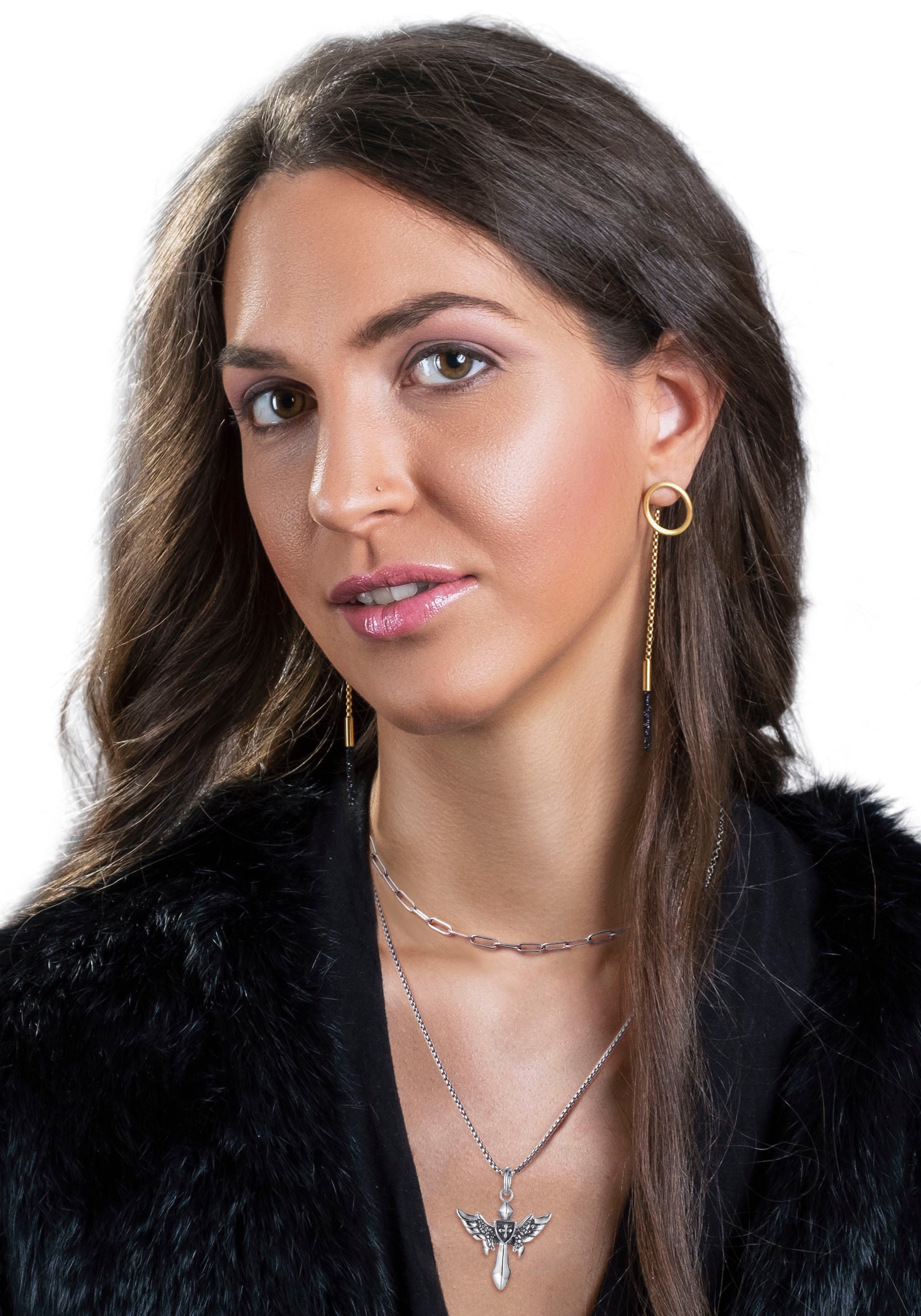 Firetti Kette mit Anhänger »Schmuck Geschenk Wings«, (Set, 1 tlg.)