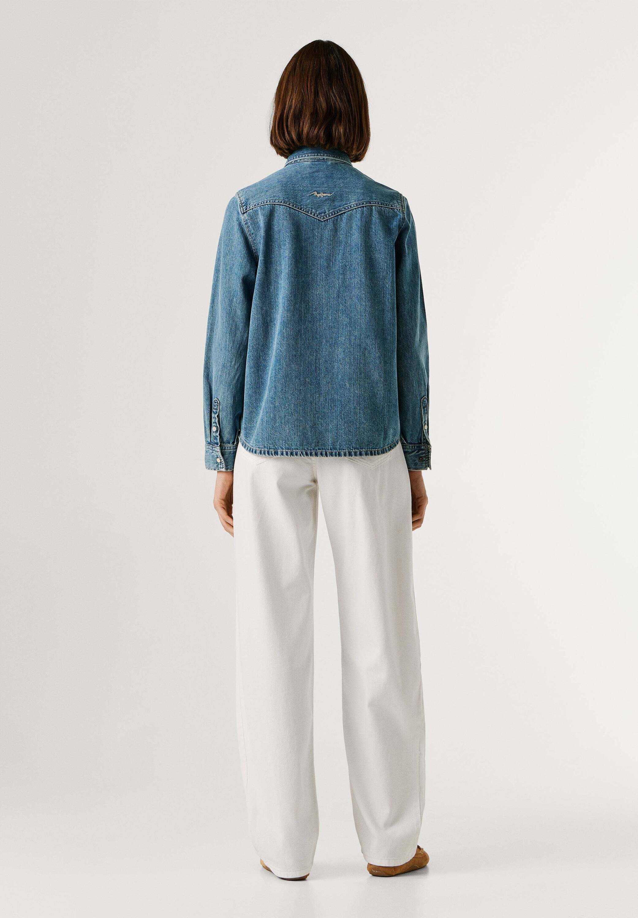 Pepe Jeans Funktionsshirt »shirt AUTHENTIC DENIM SHIRT ODILE«