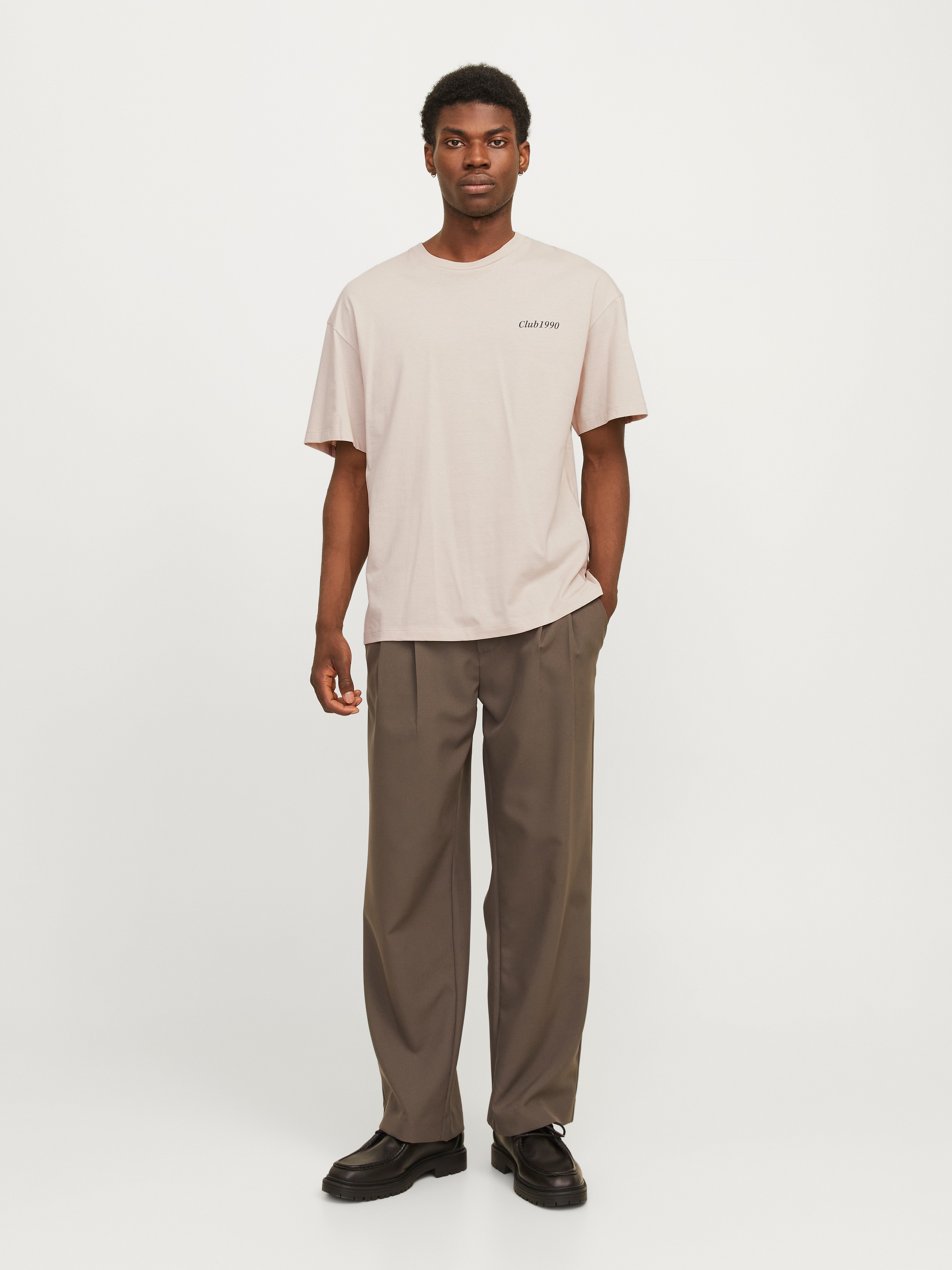 Thumbnail - Jack & Jones Rundhalsshirt "JJEBRADLEY GRAPHIC TEE SS O-NECK NOOS", mit Front und Back Print