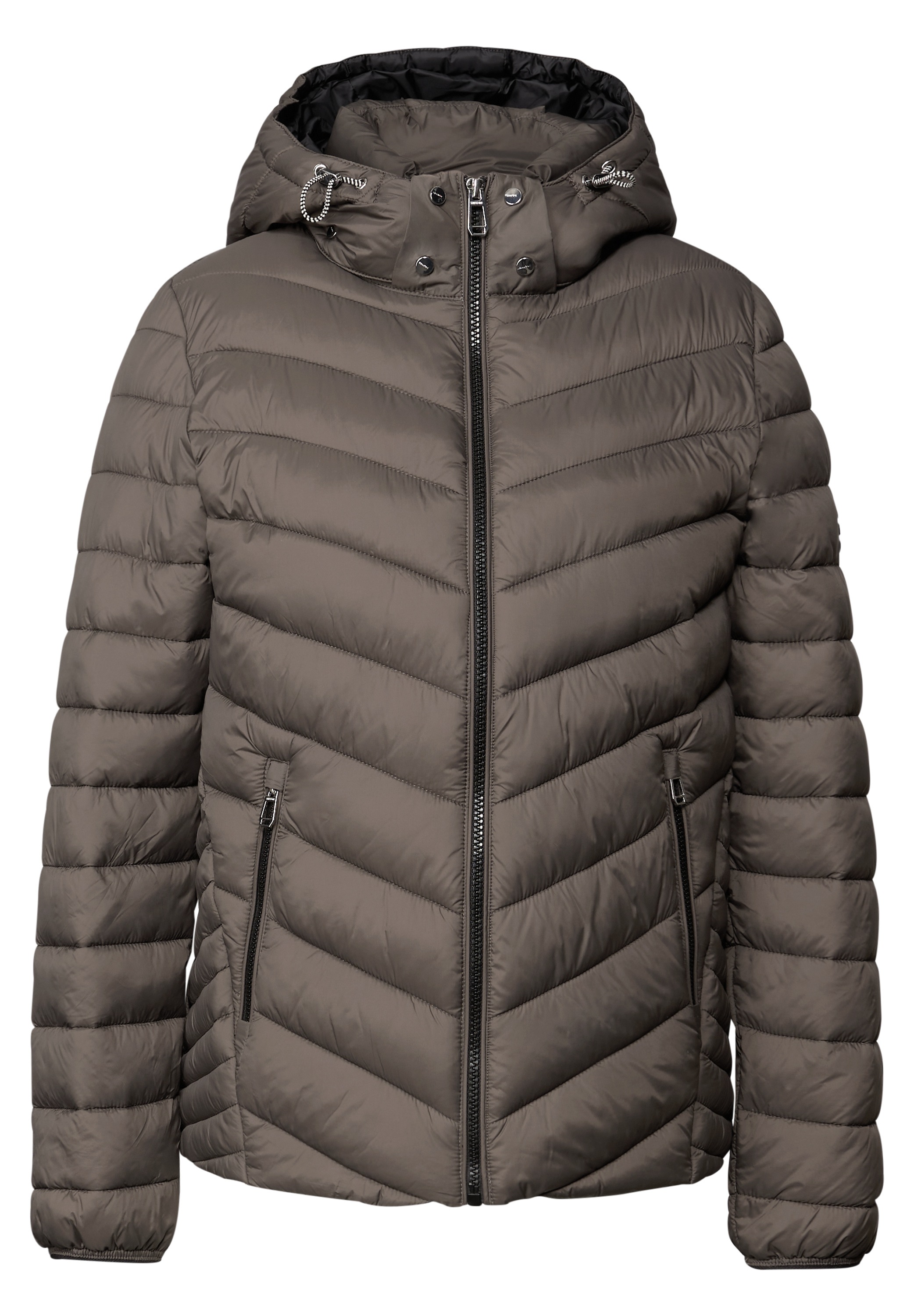 STREET ONE Steppjacke, mit Kapuze, mit Kapuze mit Gummizug