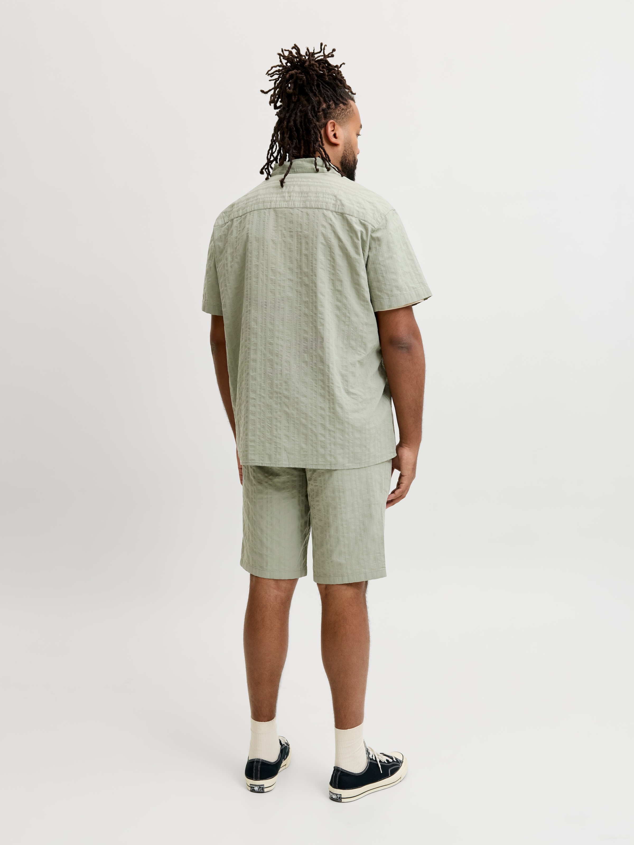 Jack & Jones PlusSize Kurzarmhemd »JORRIVIERA TEXTURE SHIRT SS PLS« mit Knopfleiste