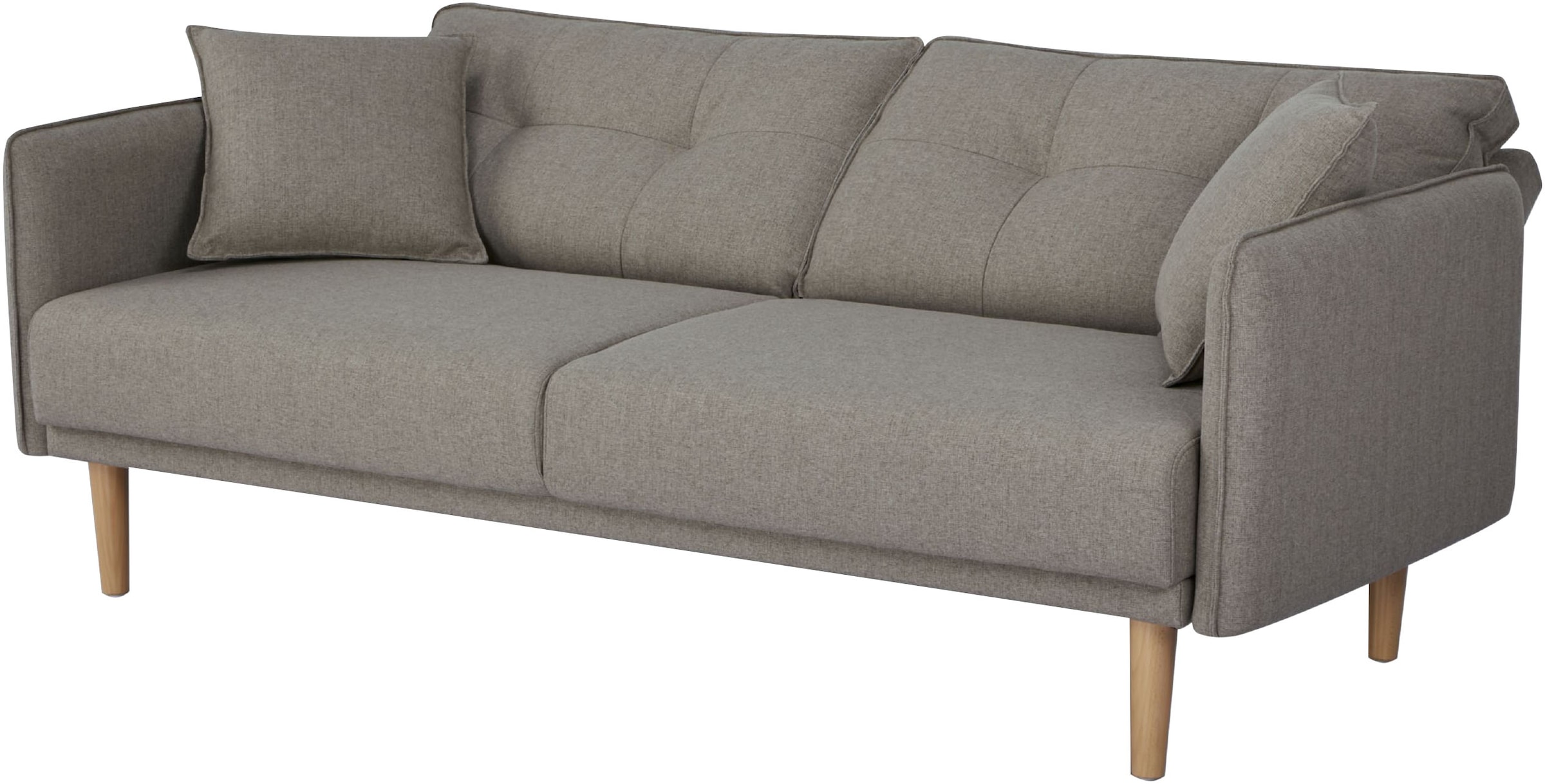 Home affaire Schlafsofa "SORENITY, 196 cm, 3-Sitzer, verstellbare Rückenleh günstig online kaufen