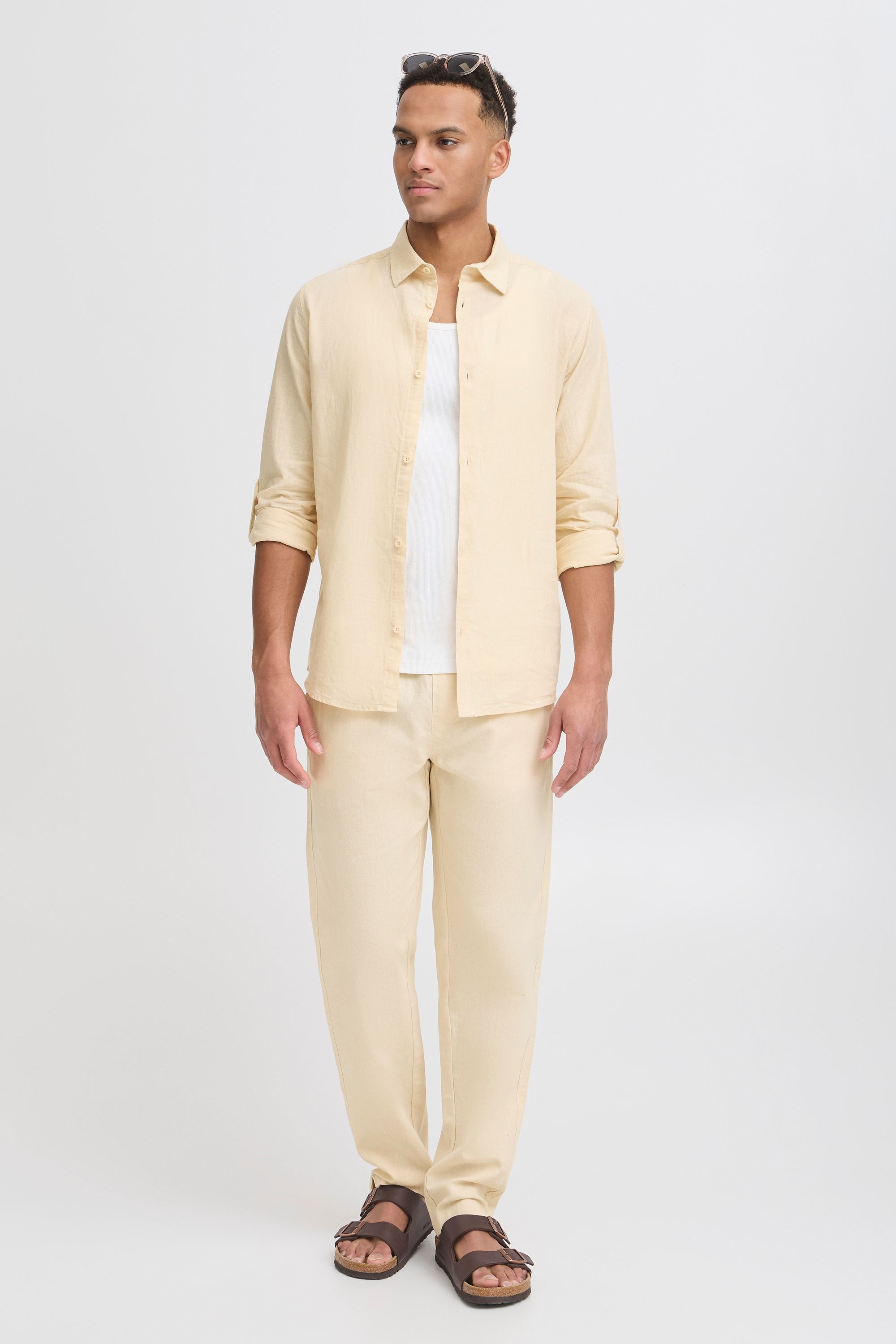 Indicode Leinenhemd "Leinenhemd IDMonko" günstig online kaufen