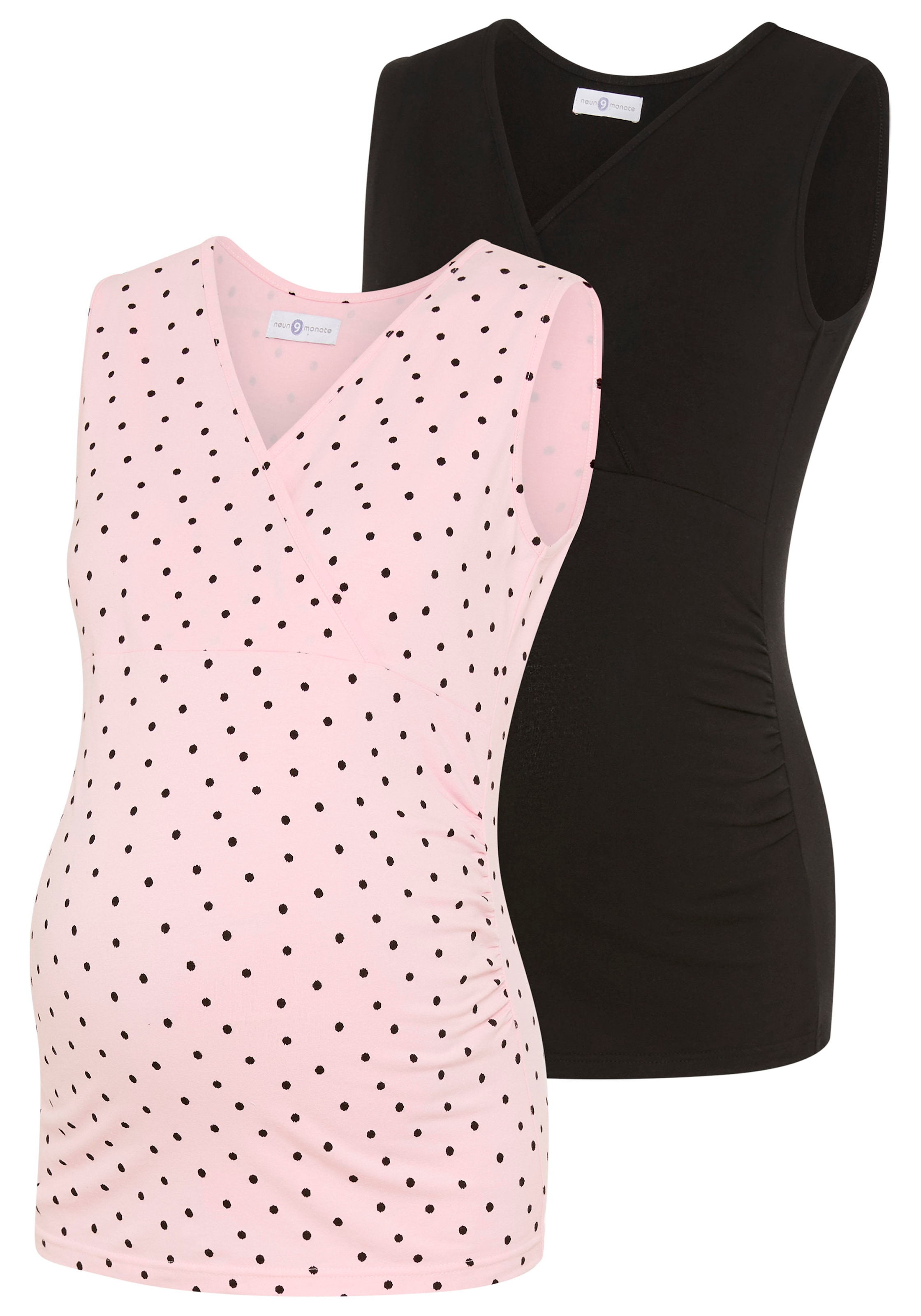 Neun Monate Umstandsshirt "2er Pack Umstands-Tops" Packung, 2, 2 tlg. eng a günstig online kaufen