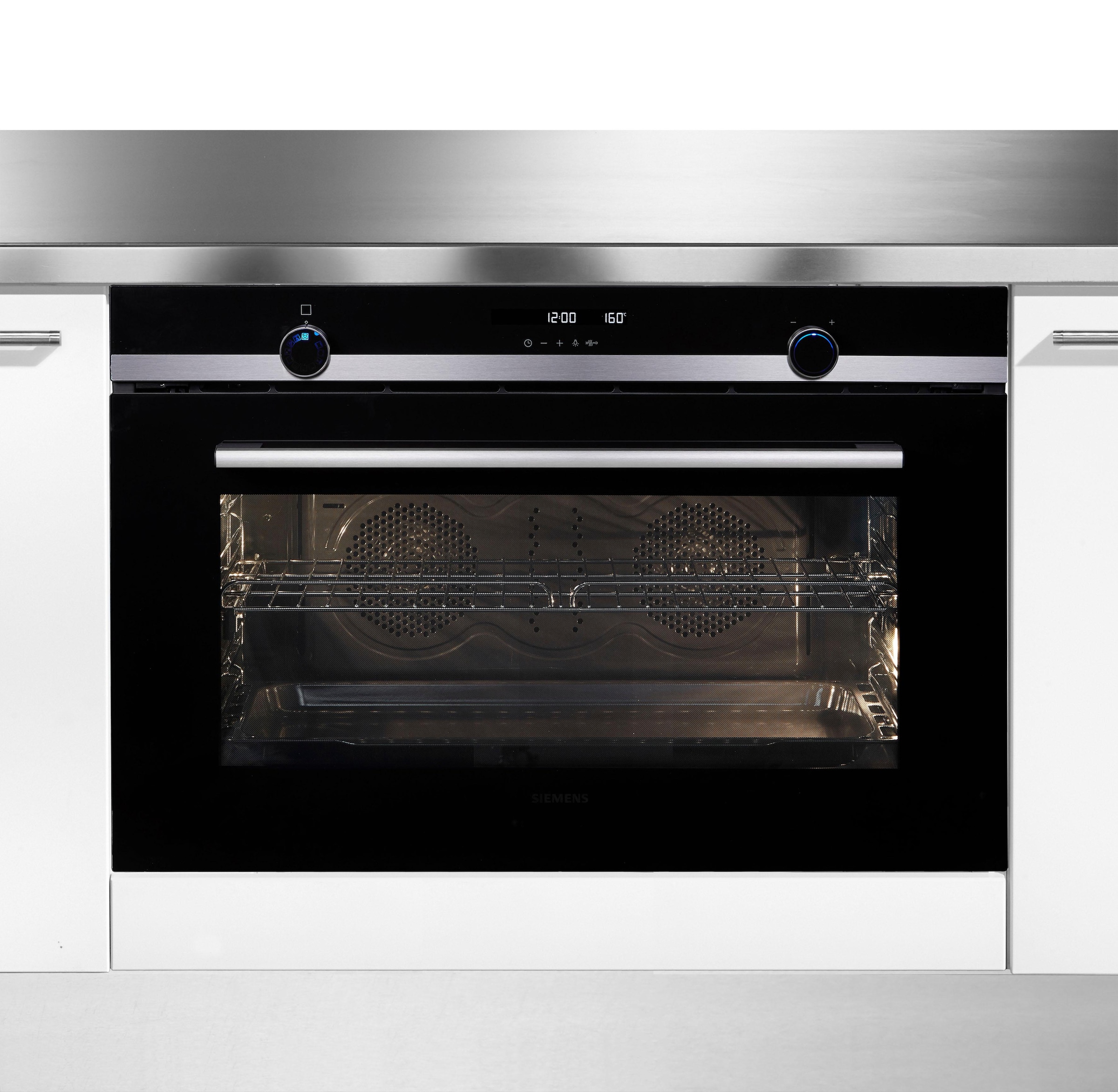 SIEMENS Pyrolyse Backofen iQ500 "VB578D0S0" mit 1-fach-Teleskopauszug mit Pyrolyse-Selbstreinigung Schnellaufheizung & activeClean für mühelose Reinigung