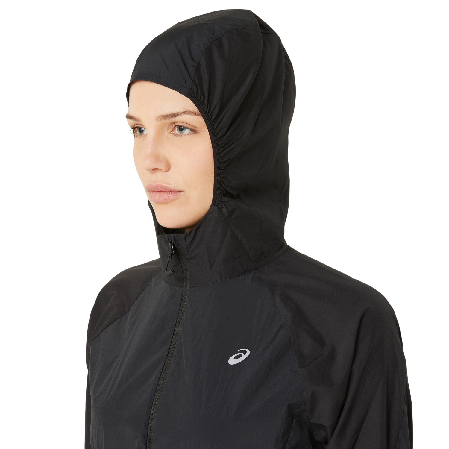 Asics Laufjacke »ROAD PACKABLE JACKET«, mit Kapuze