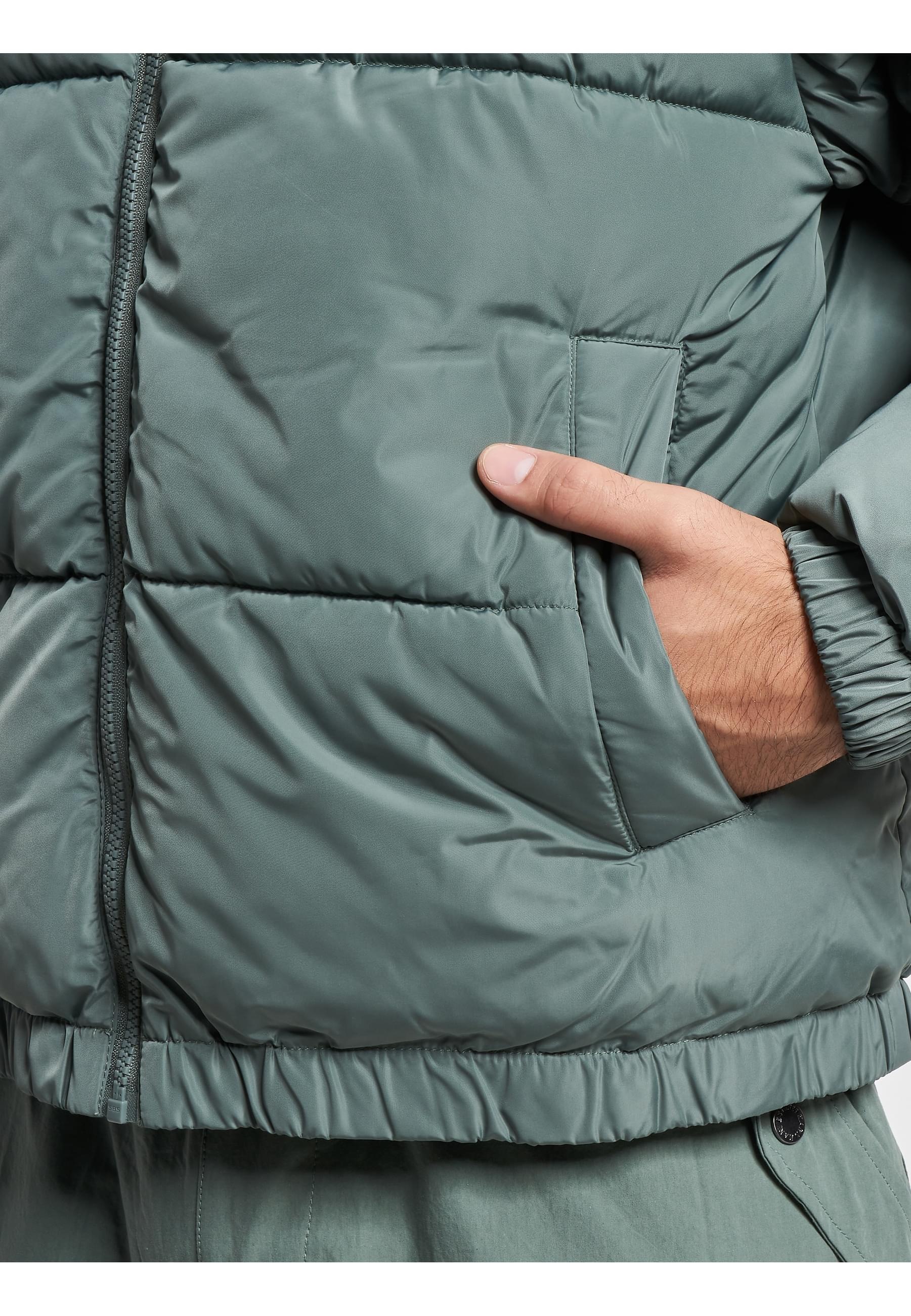 Karl Kani Winterjacke »Karl Kani Herren KM233-052-1 KK Chest Signature Puffer Jacket«, (1 St.), ohne Kapuze