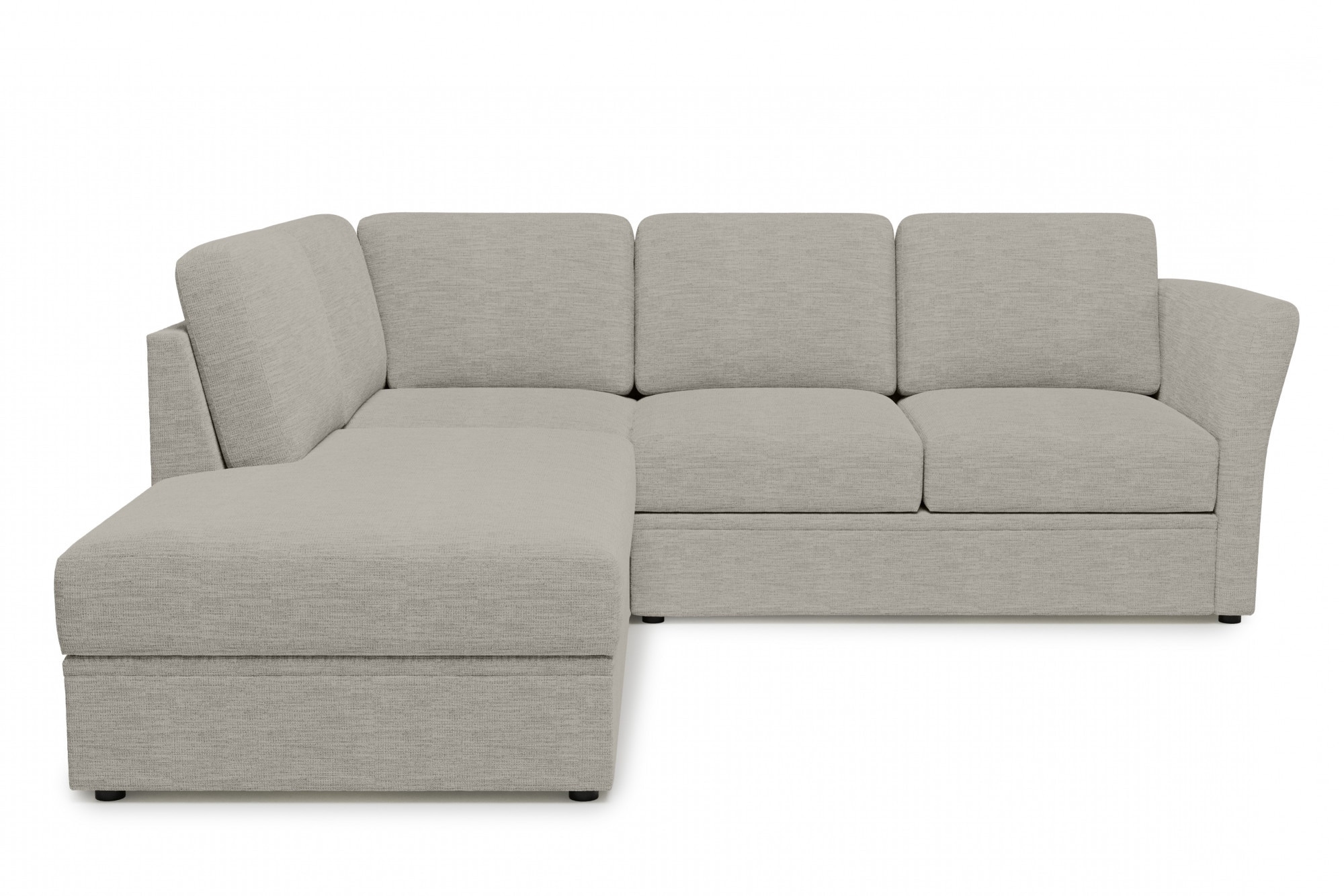 Home affaire Ecksofa »Lavars, L-Form, Schlafsofa«, mit Bettfunktion und Stauraum, in zwei verschiedenen Bezugsqualitäten