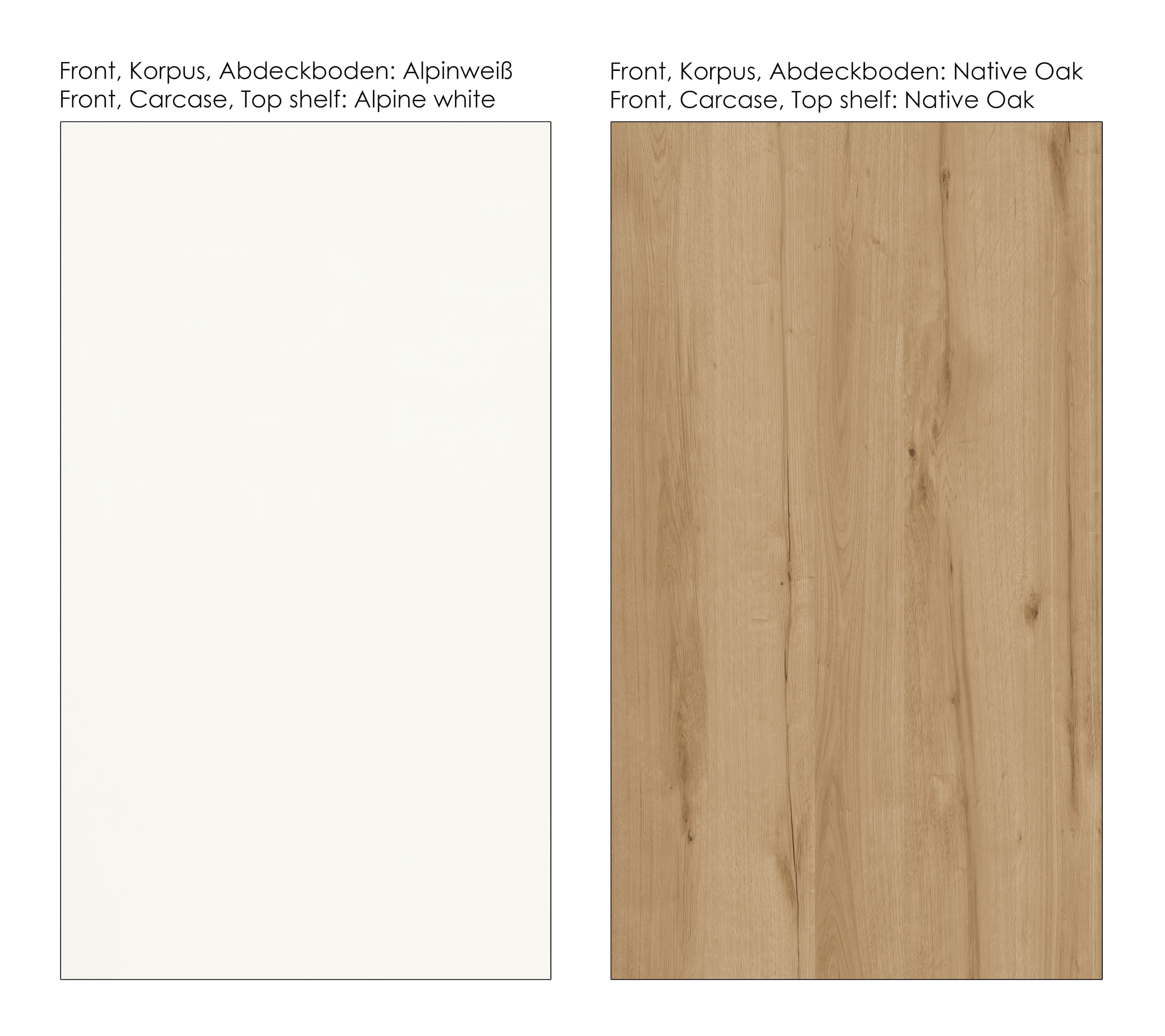nobilia® Wohnzimmer-Set »Avala, 265 x 89 x 49 cm (B/H/T)«