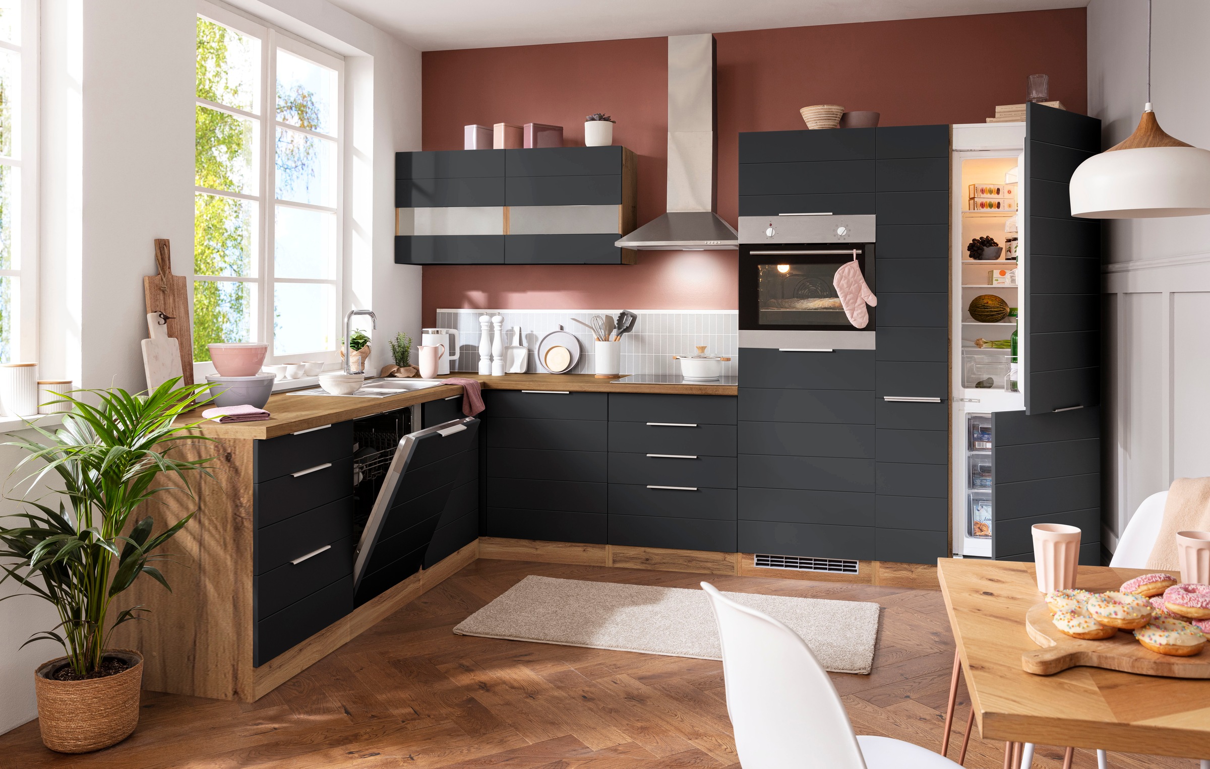 KOCHSTATION Winkelküche "KS-Luhe" Stellbreite 240x330 cm, wahlweise mit ode günstig online kaufen