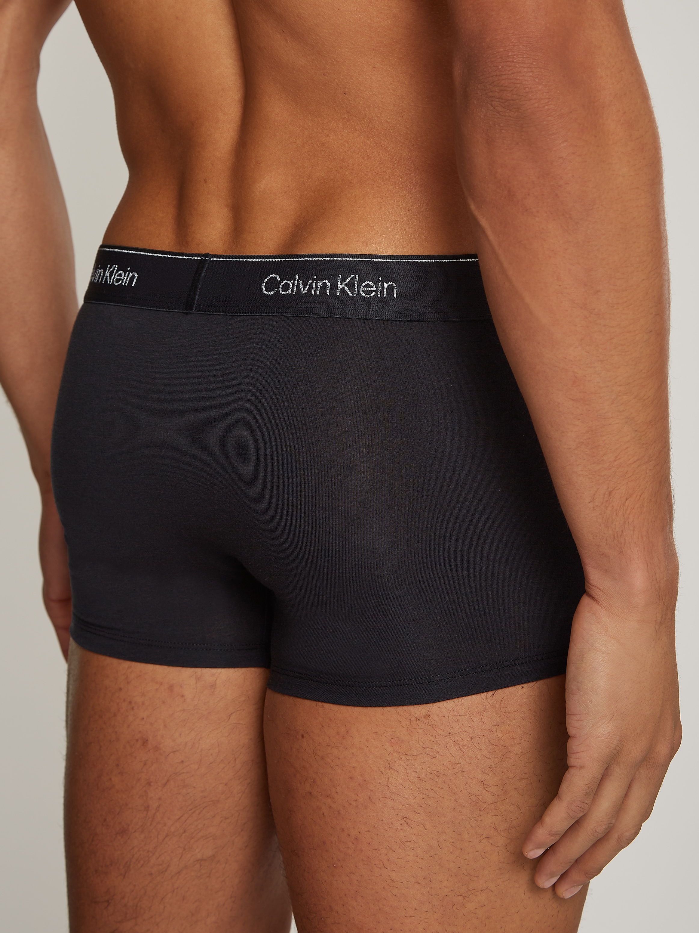 Calvin Klein Underwear Trunk »LOW RISE TRUNK 3PK«, (Packung, 3 St., 3er-Pack), mit Logo-Elastikbund (3 Stück)