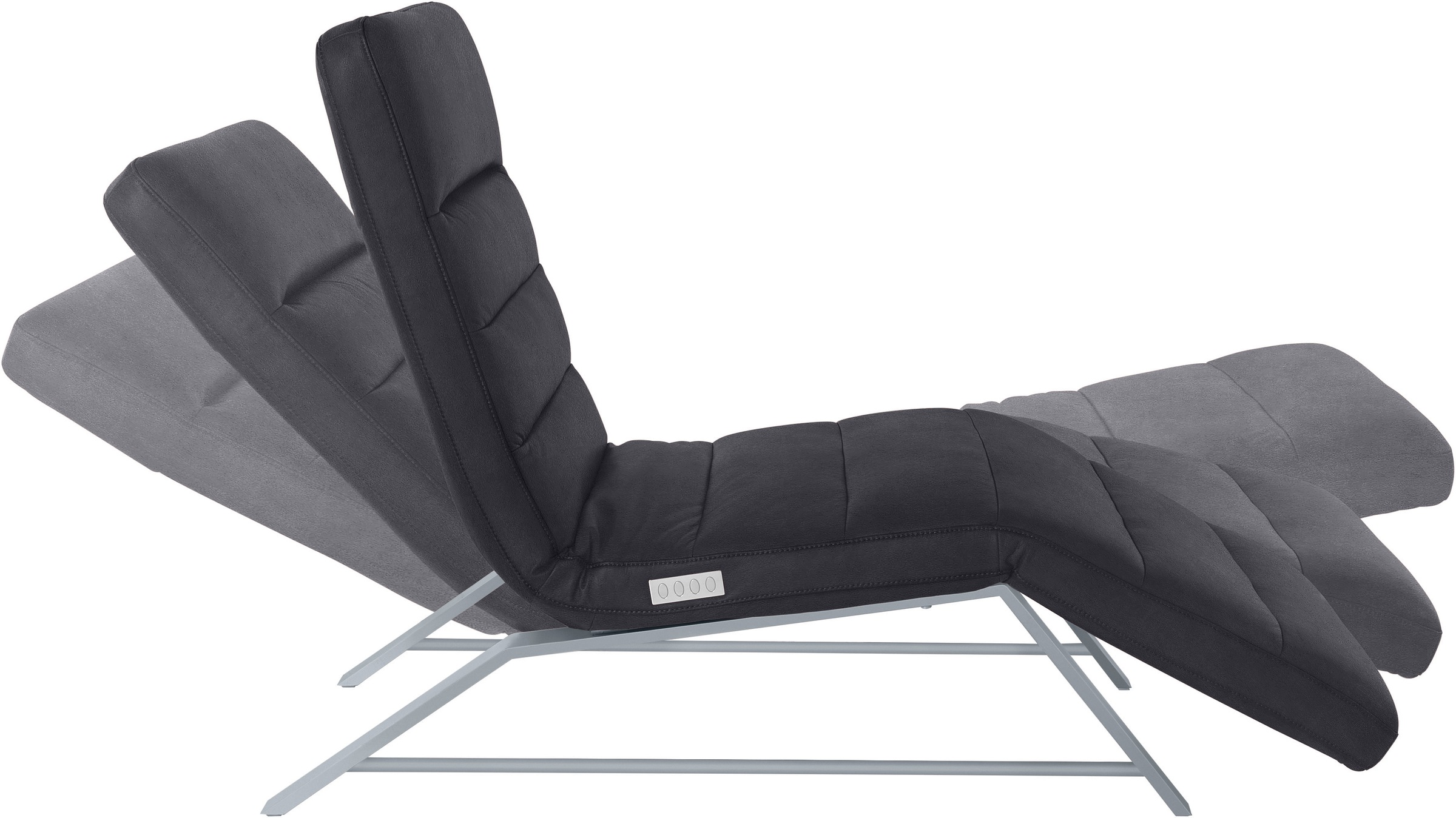 W.SCHILLIG Relaxliege »daily dreams«, Funktionsliege wahlweise mit Motor, Gestell matt, Breite 75 cm