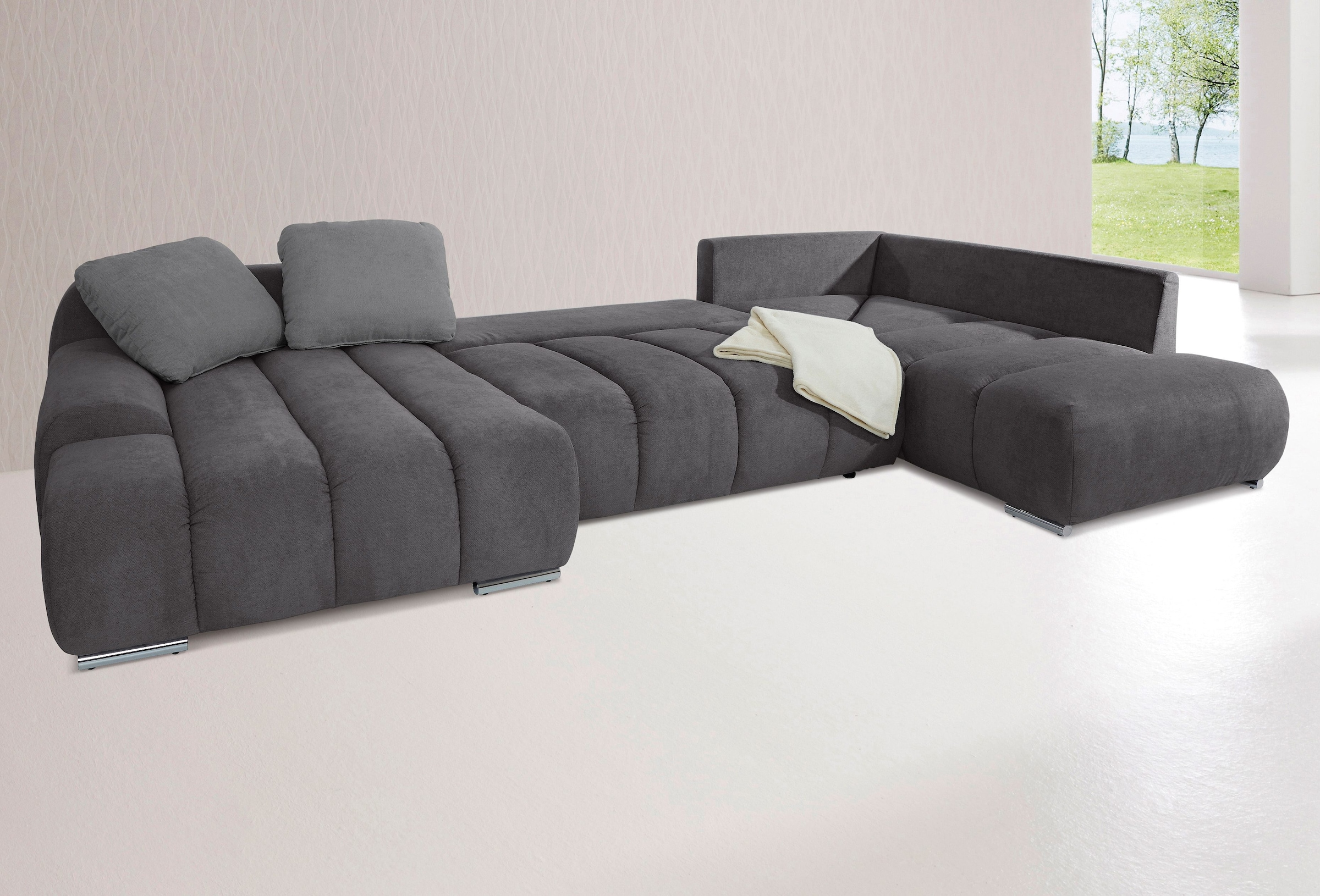 INOSIGN Wohnlandschaft »Bono U-Form«, wahlweise mit Bettfunktion