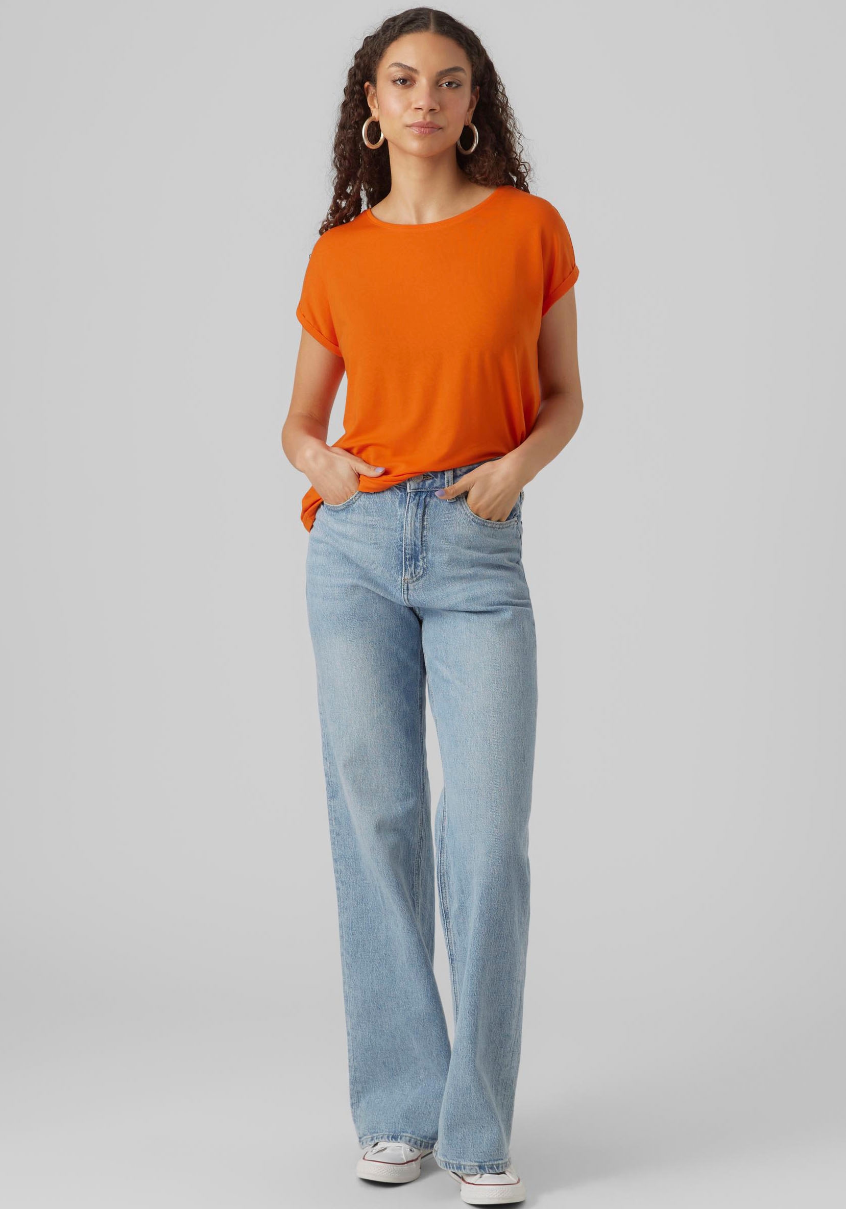 Vero Moda TOP SS | Rundhalsshirt PLAIN online GAJRS BAUR bestellen NOOS« »VMAVA