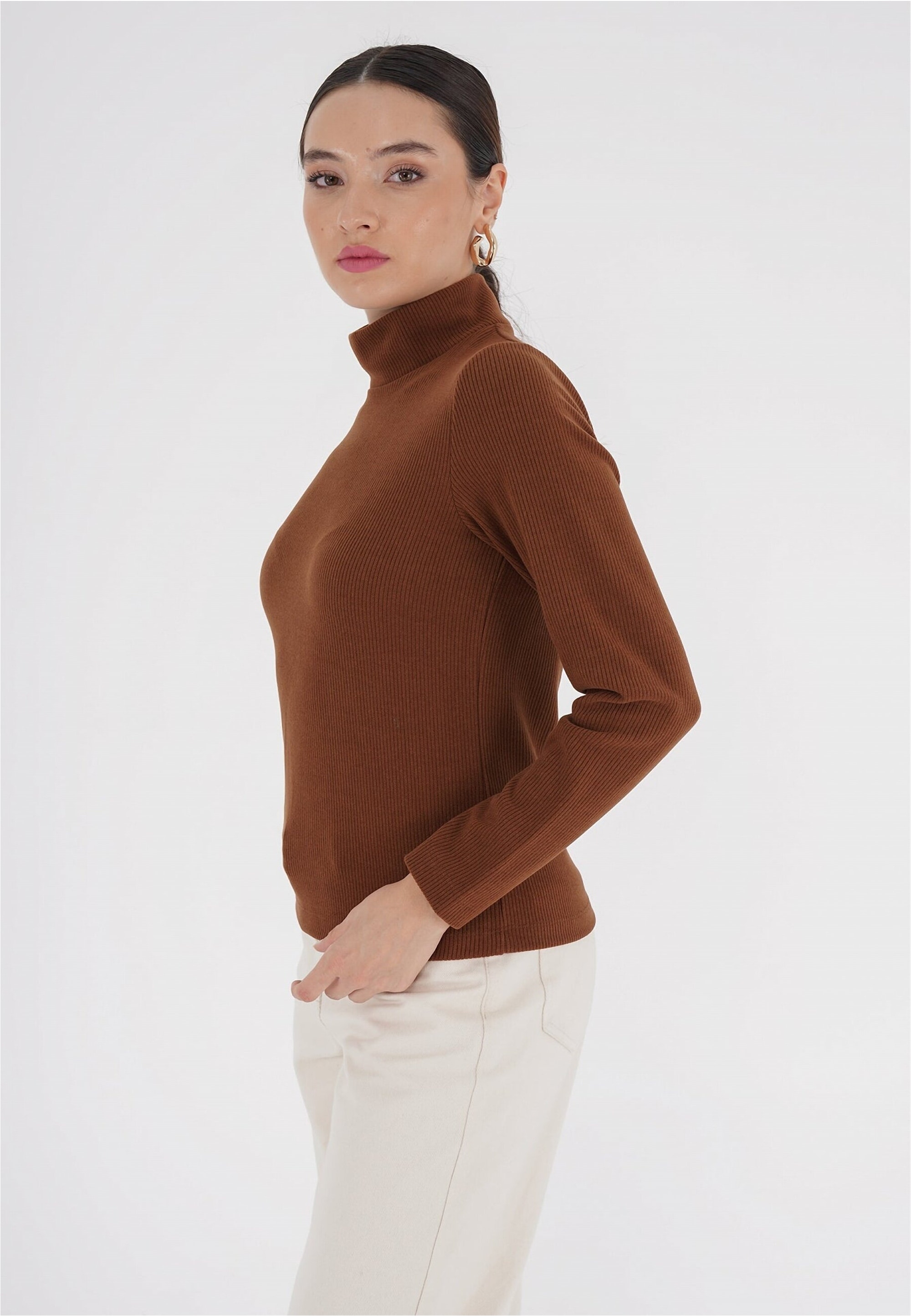 freshlions Rollkragenpullover »Havin«, (1 tlg.), mit Stehkragen
