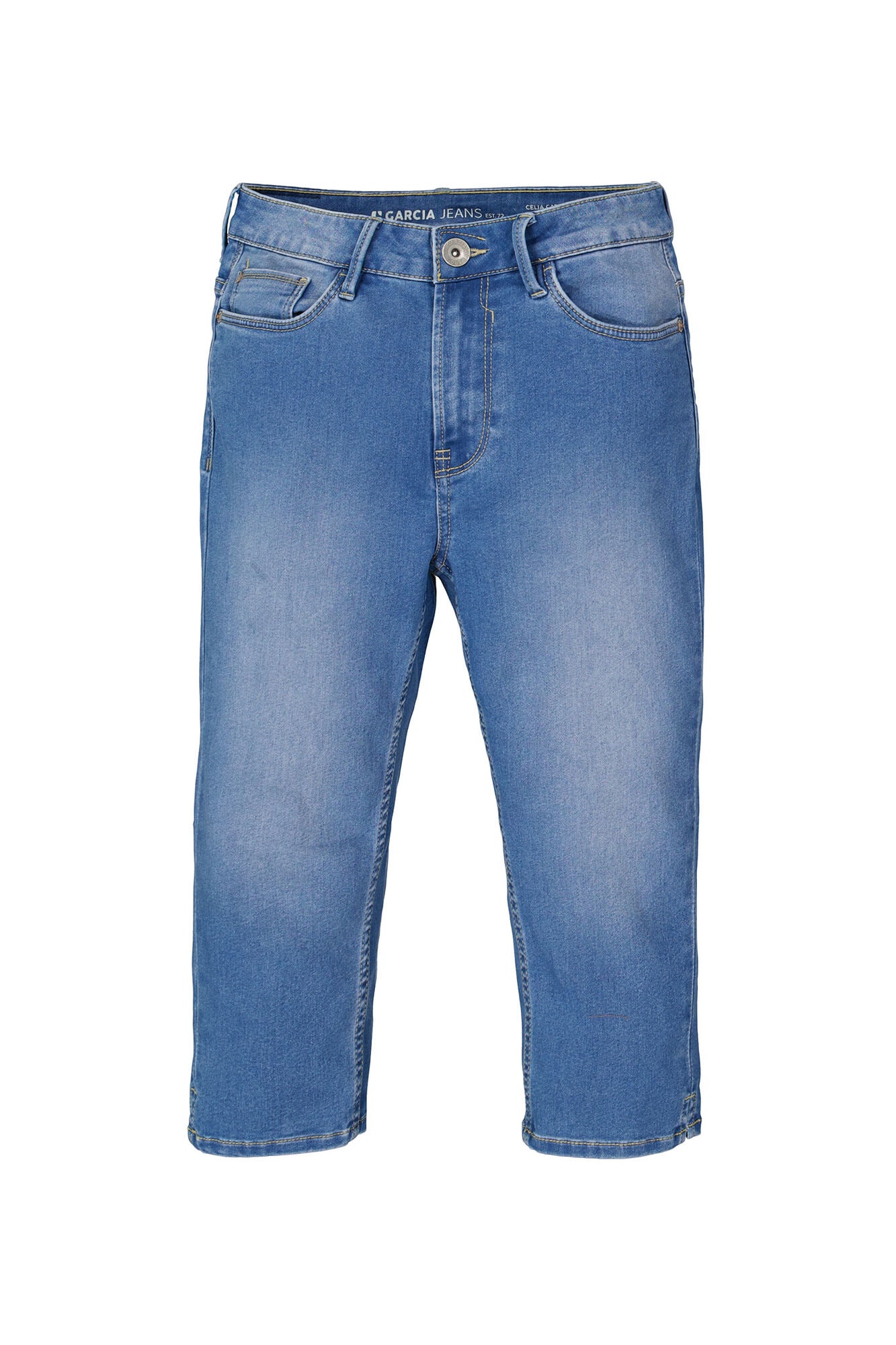 Garcia Caprihose, Sommerhose mit leichter Waschung günstig online kaufen