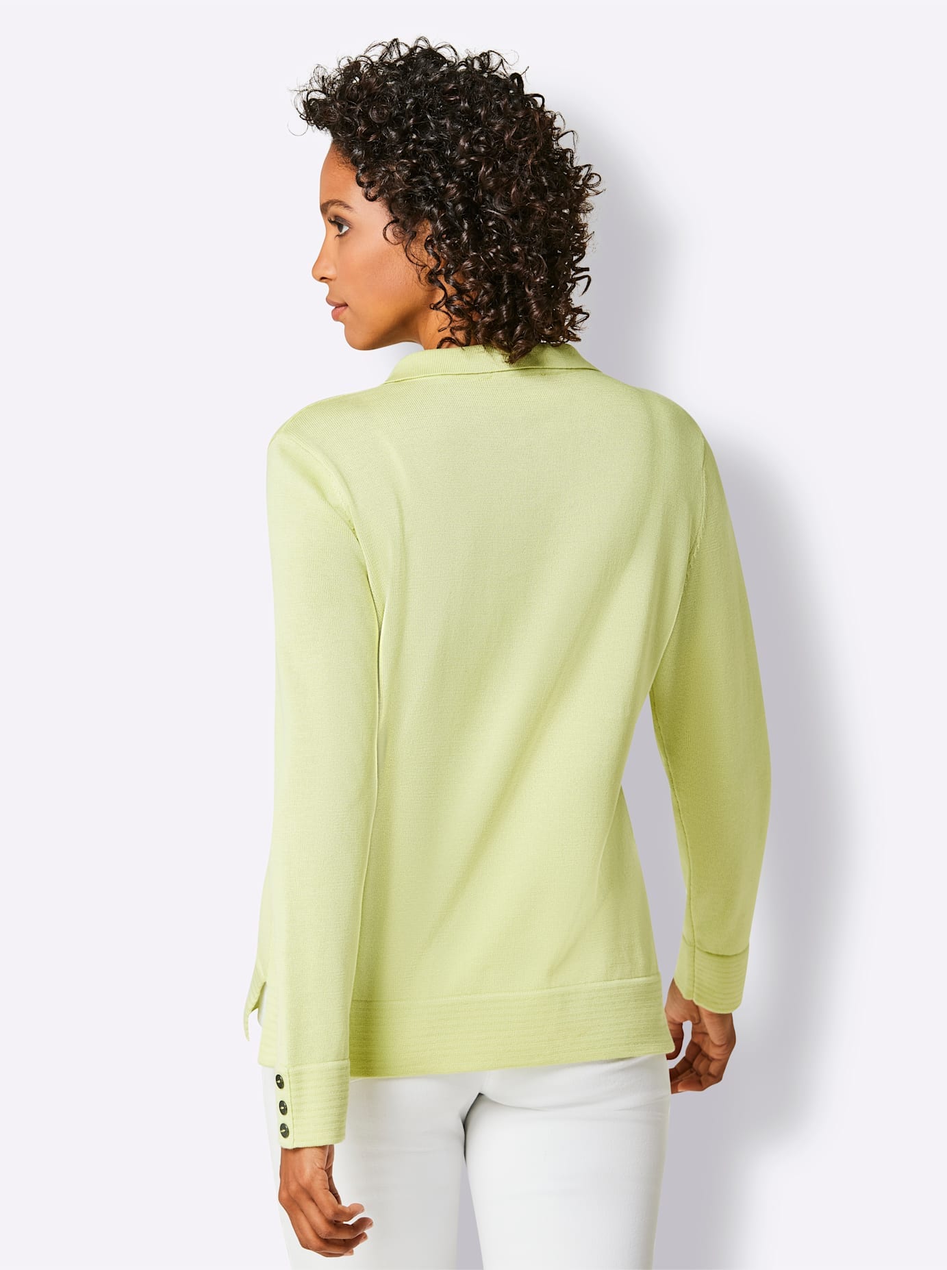 CREATION L PREMIUM Polokragenpullover »Baumwoll-Pullover«