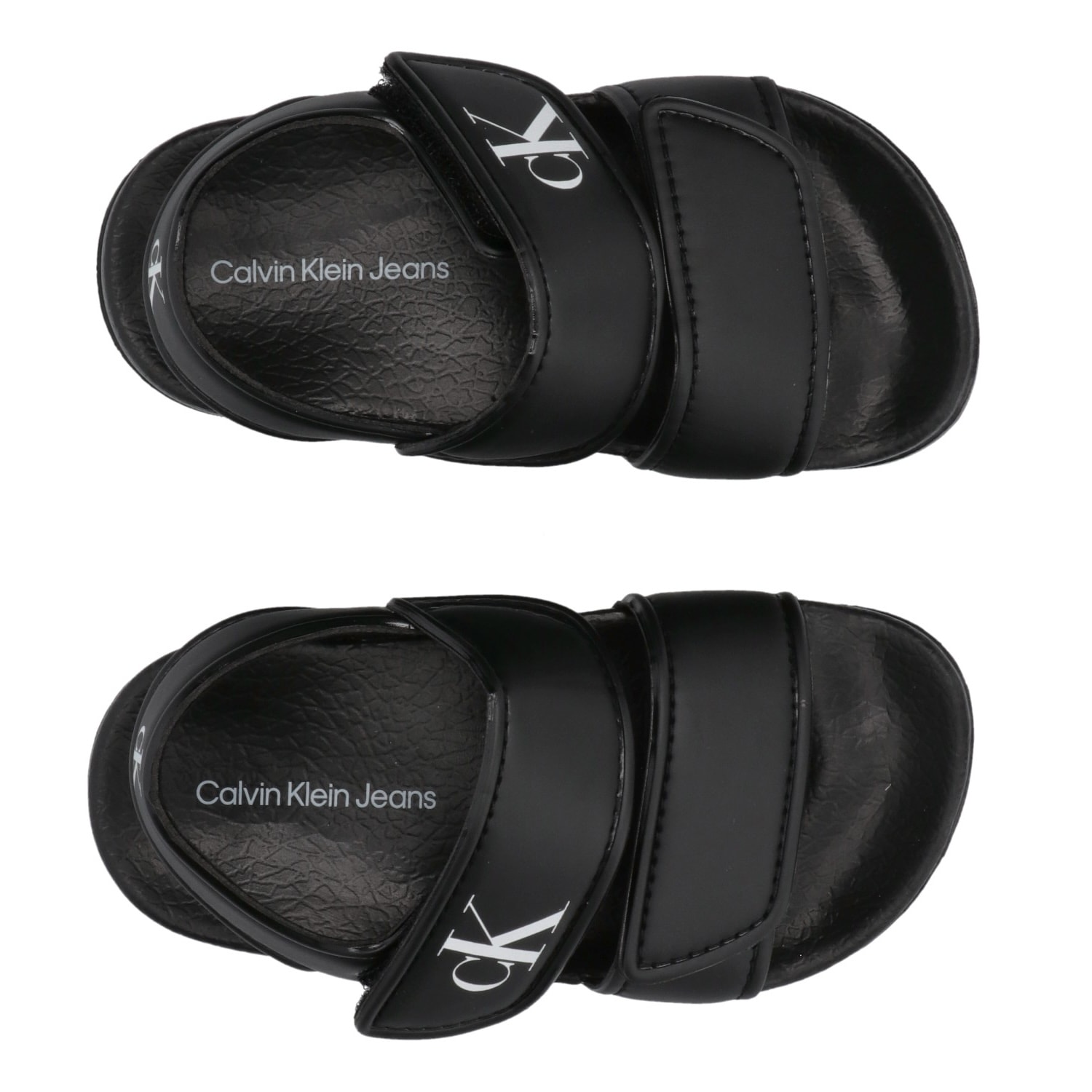 Calvin Klein Jeans Sandale, Badesandale, Wasserschuh, Klettschuh mit robuster Innensohle