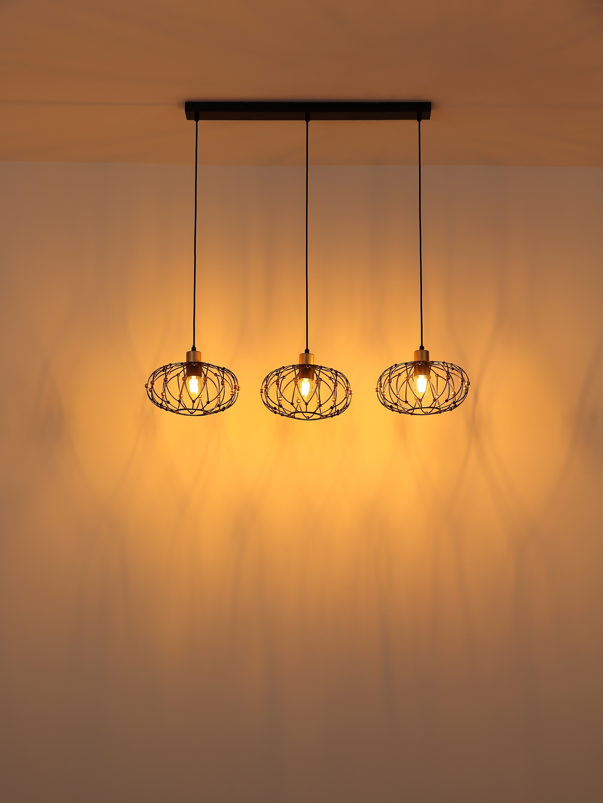 GLOBO LIGHTING Hängeleuchte »GREYS« E27 1 Stk. Hängelampe Esszimmer-Leuchte Esstischleuchte Wohnzimmer