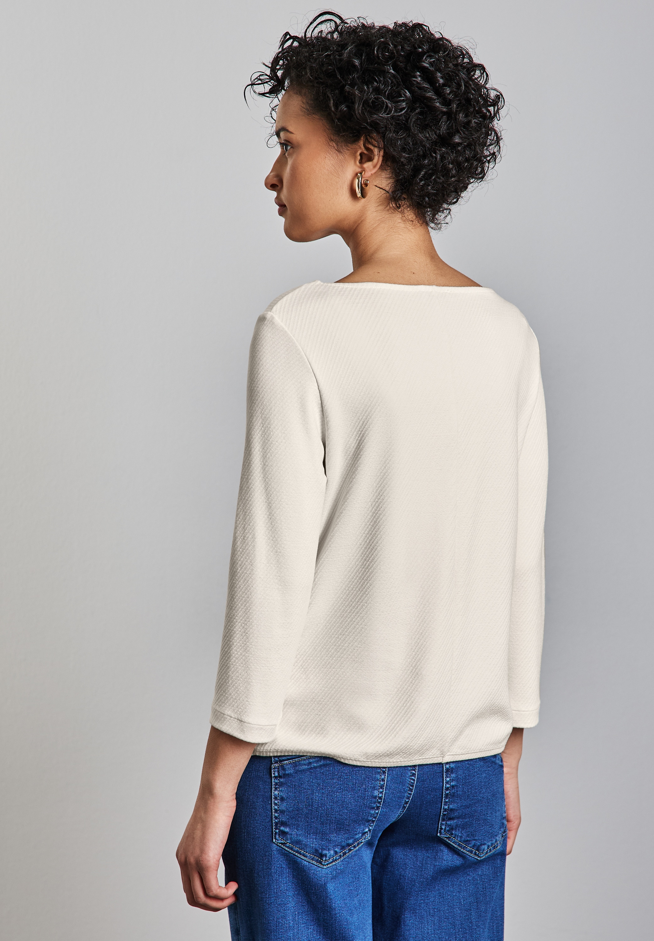 STREET ONE 3/4-Arm-Shirt, mit 3/4 Ärmeln