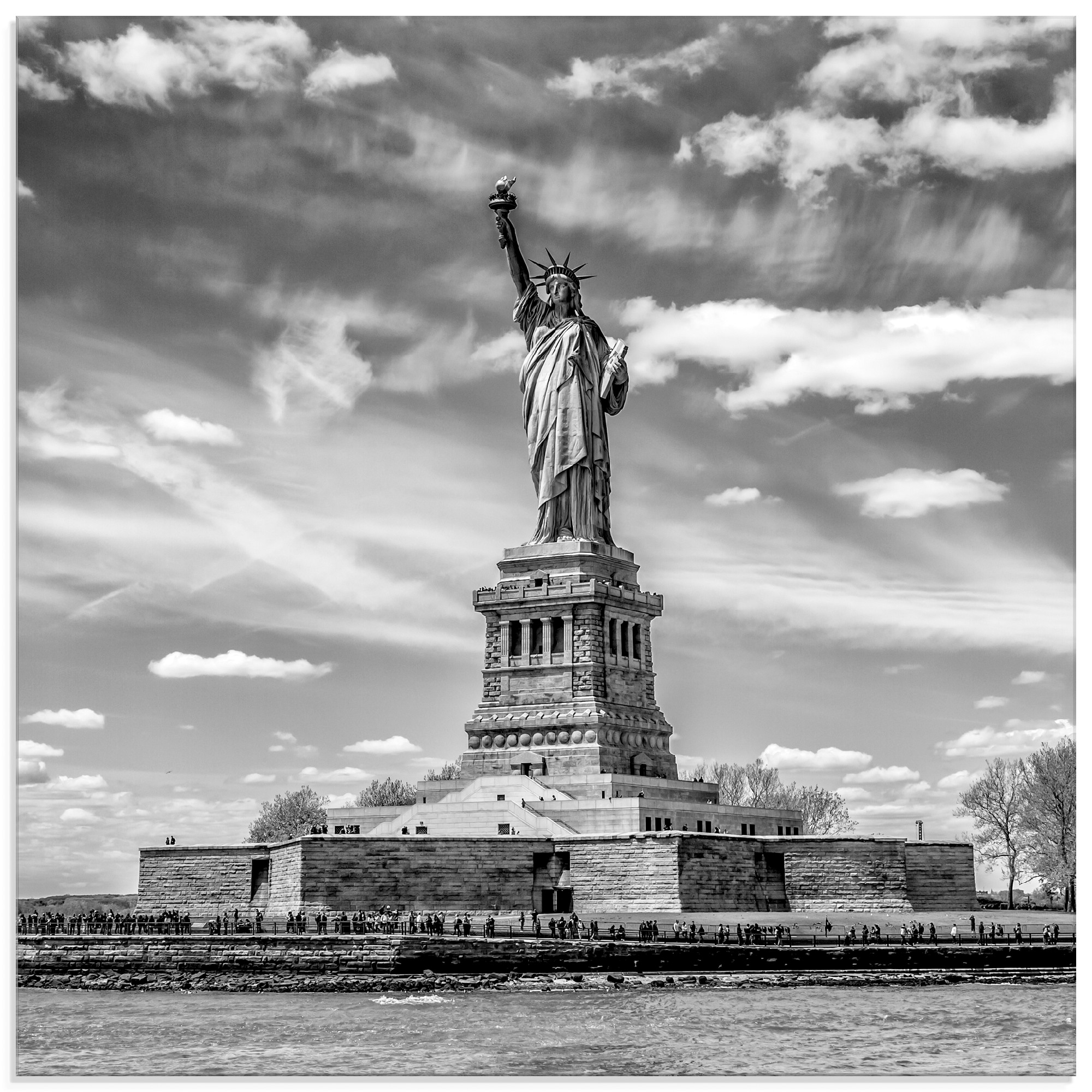Artland Glasbild "New York City Freiheitsstatue", Amerika, (1 St.), in verschiedenen Größen