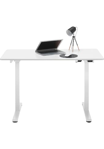 Schreibtisch »Nakuru«, elektrisch höhenverstellbar von 72-122 cm, Breite 120 cm