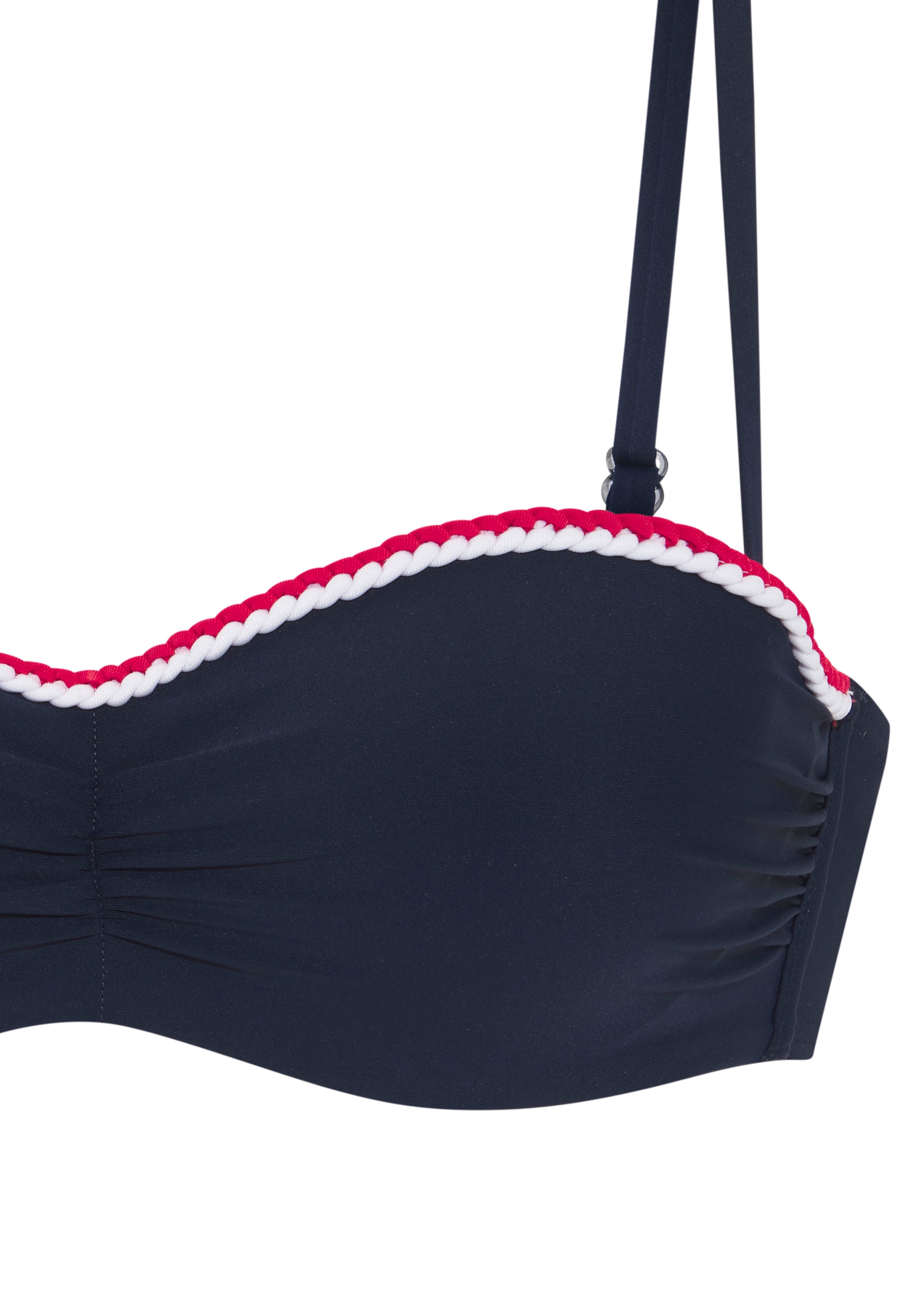 s.Oliver Bügel-Bandeau-Bikini-Top »Junis«, mit geflochtenen Details