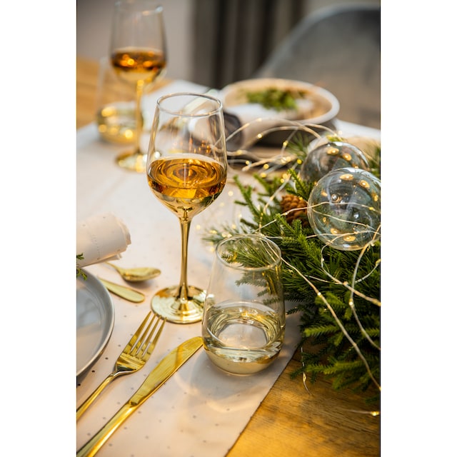 Leonique Weinglas »Trinkglas Donella«, (Set, 6 tlg.), Gläser Set, mit  Golddekor, 6-teilig bestellen | BAUR