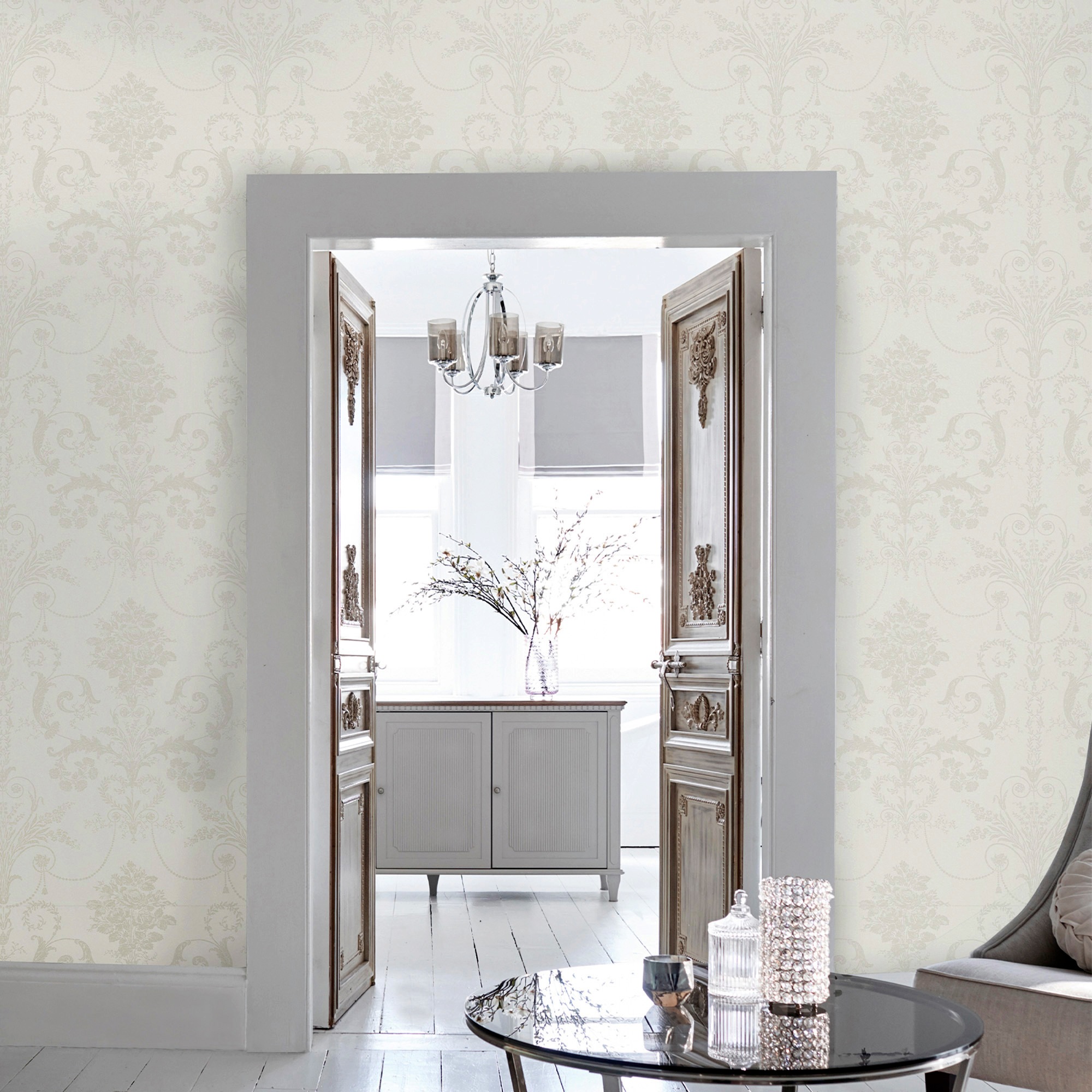 LAURA ASHLEY Vliestapete »Josette«, gemustert, FSC® zertifiziert, mit lebhaftem Druck, 10 Meter Länge