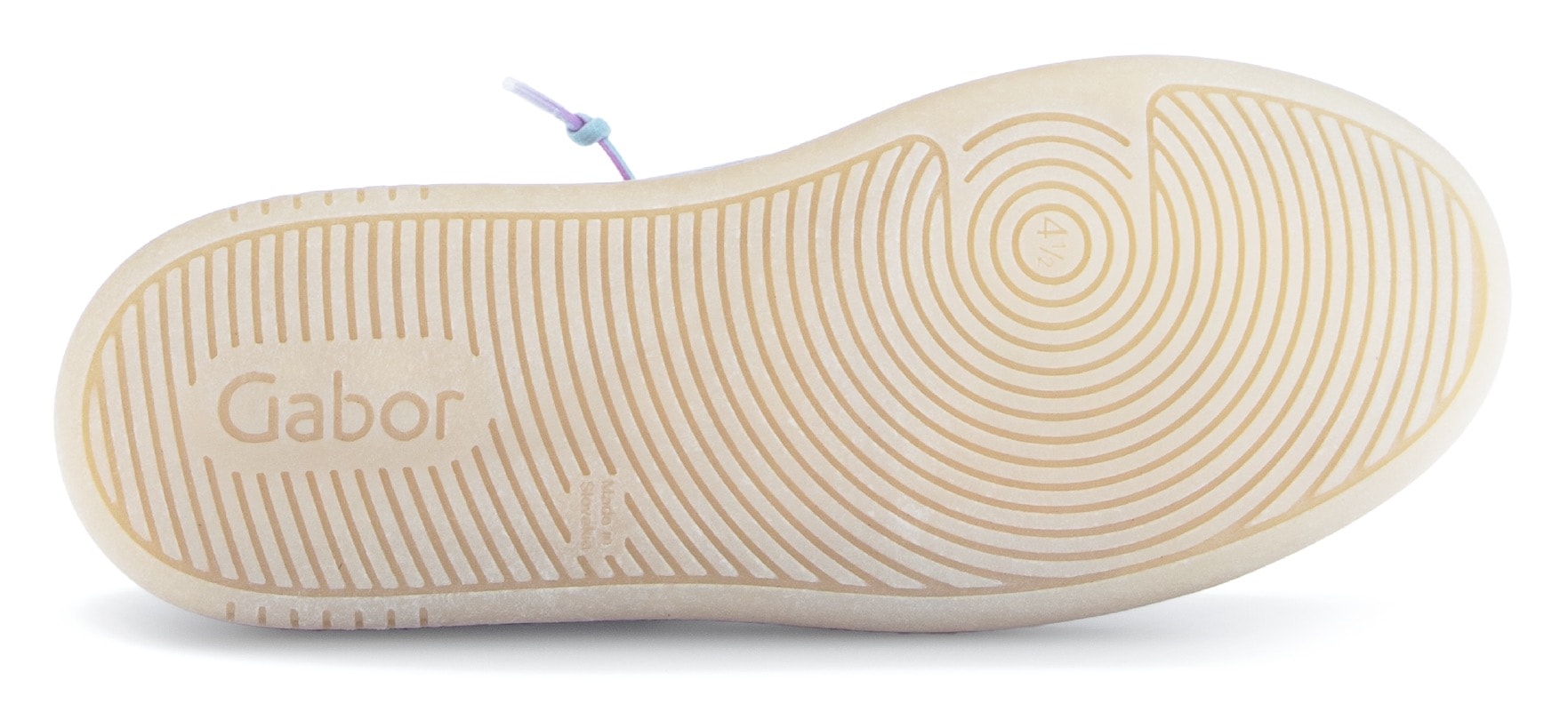 Gabor Slip-On Sneaker, Freizeitschuh, Halbschuh, Slipper mit bunten Gummizügen