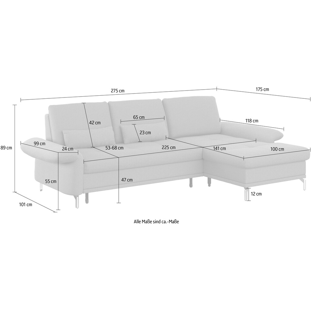 INOSIGN Ecksofa »Palm Beach L-Form«