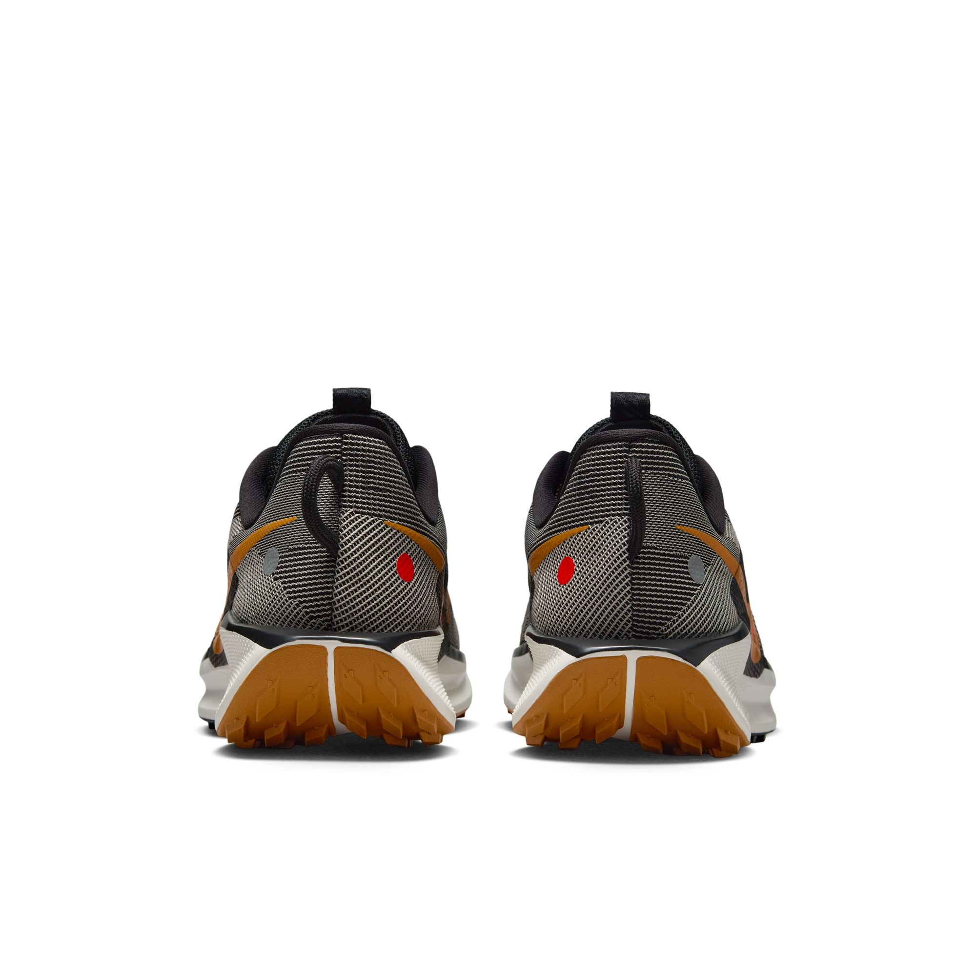 Laufschuh NIKE "REACTX PEGASUS TRAIL 5", Herren, Gr. 42,5, schwarz, desert ochre, fir, college grau, Synthetik, Textil, Schuhe Laufschuh 3