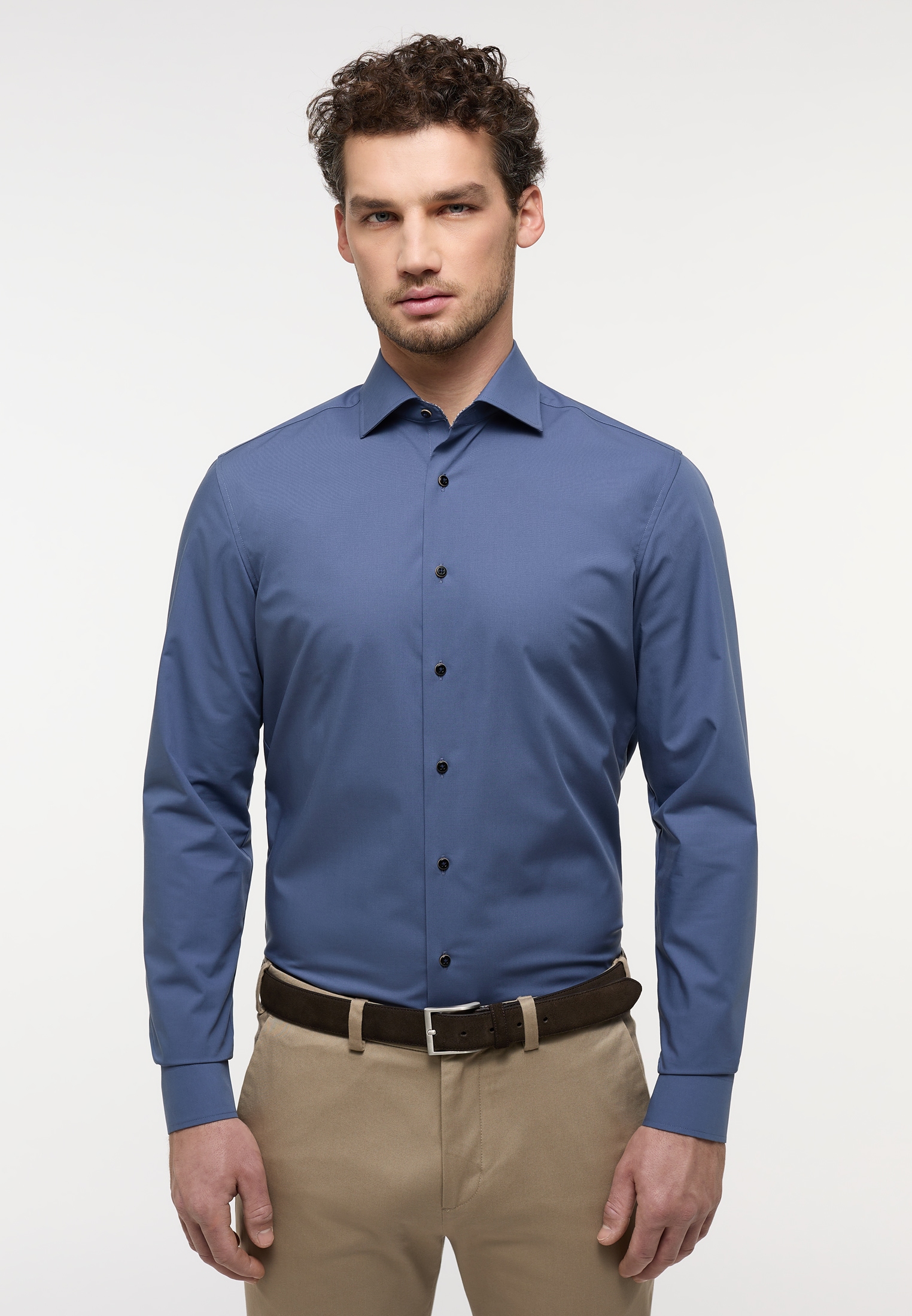 Eterna Langarmhemd "SLIM FIT" NON IRON (bügelfrei) günstig online kaufen
