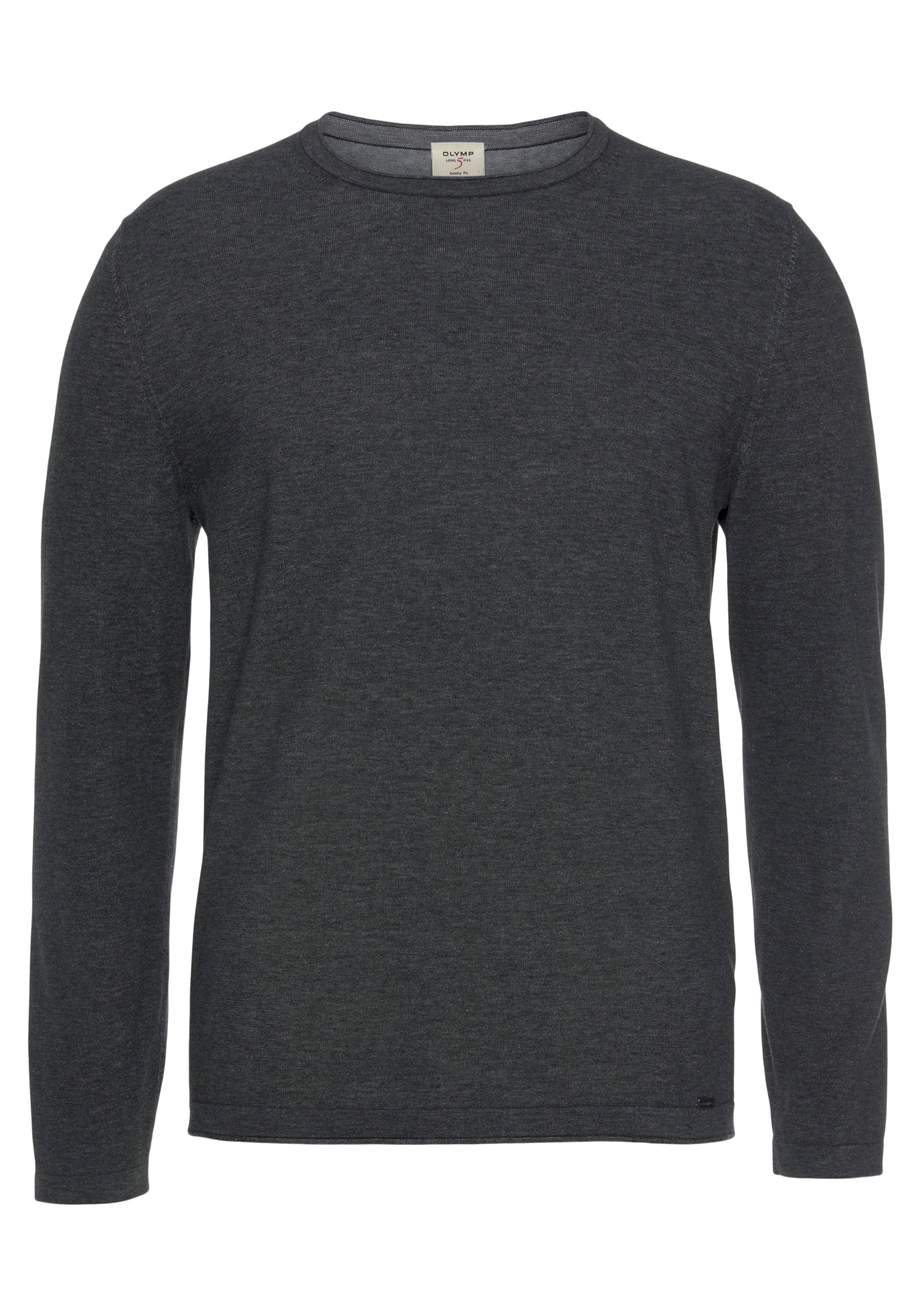 OLYMP Rundhalspullover "OLYMP Strick Casual", Crew Neck