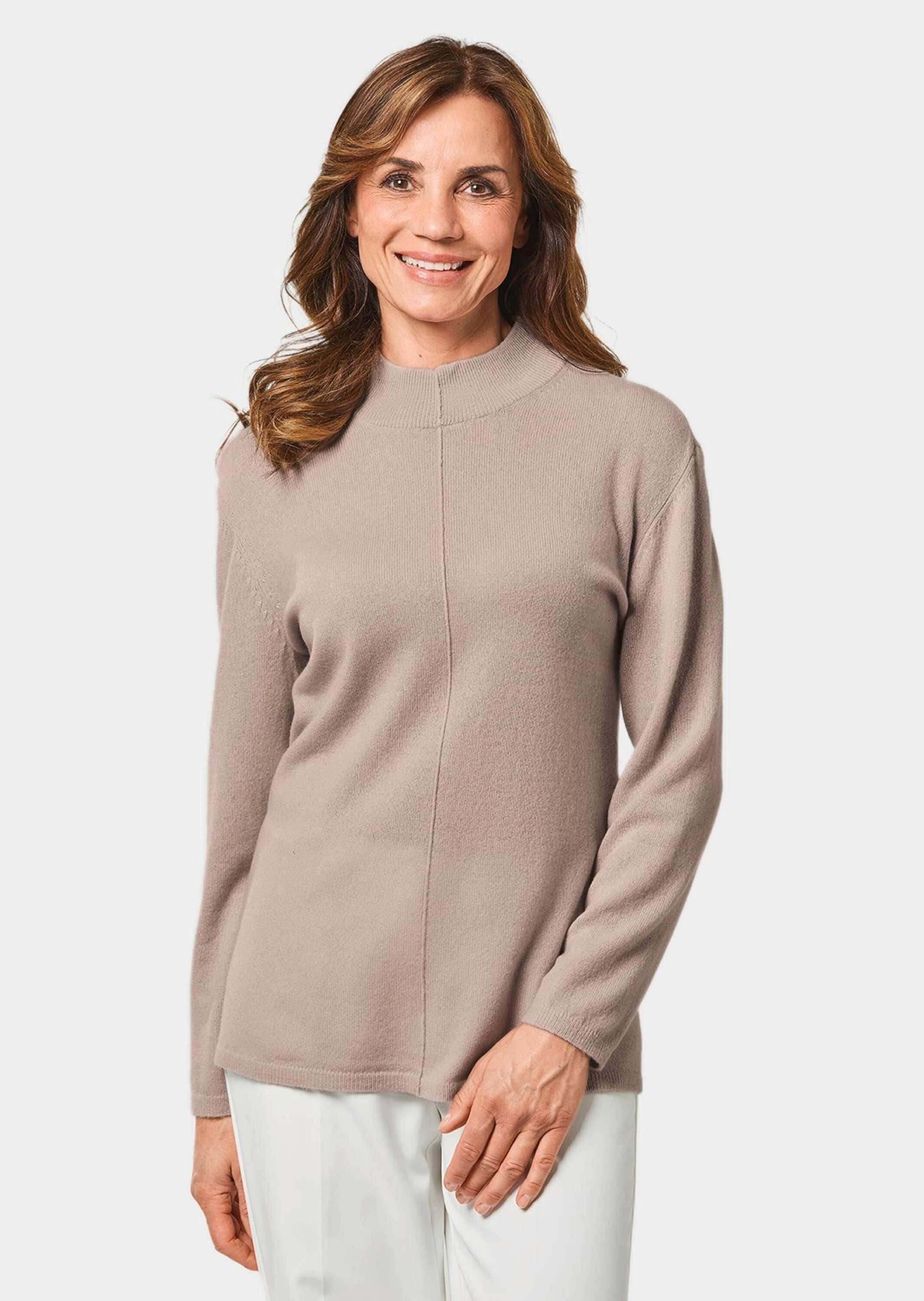 GOLDNER Strickpullover »Kuschelweicher Kaschmirpullover mit Kragen«