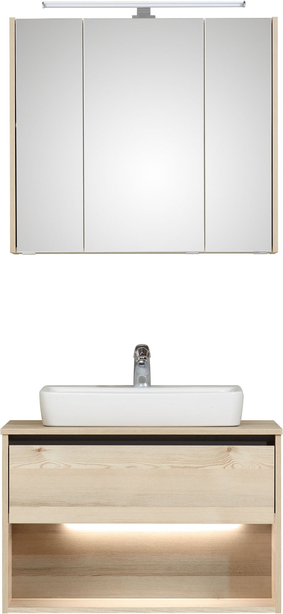 Saphir Badmöbel-Set »4-teilig, mit Soft-Close Türen« 4 Stk. tlg.