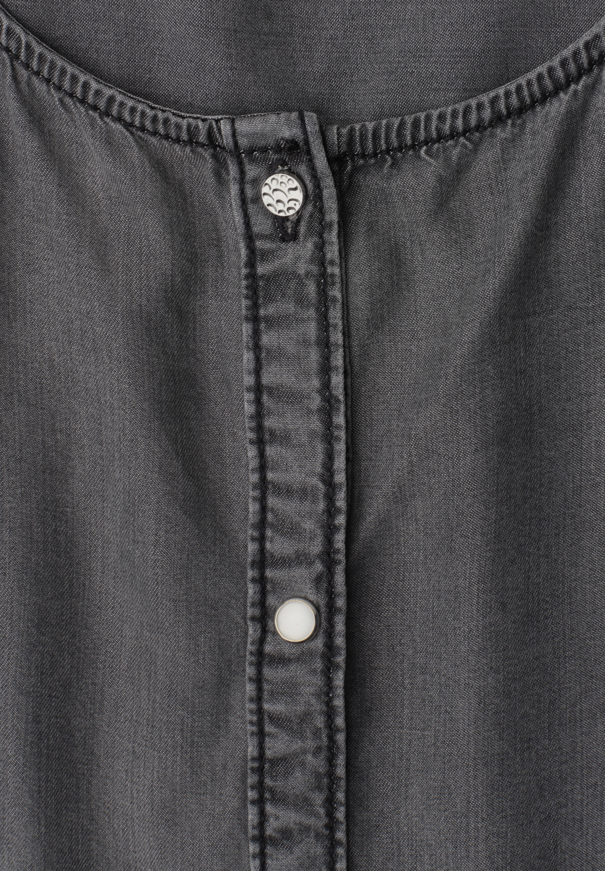 STREET ONE STUDIO Jeansbluse in Denim-Optik