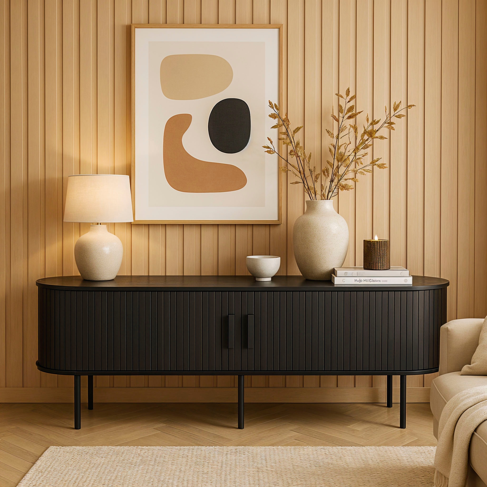 Home affaire Lowboard 2 Schiebetüren