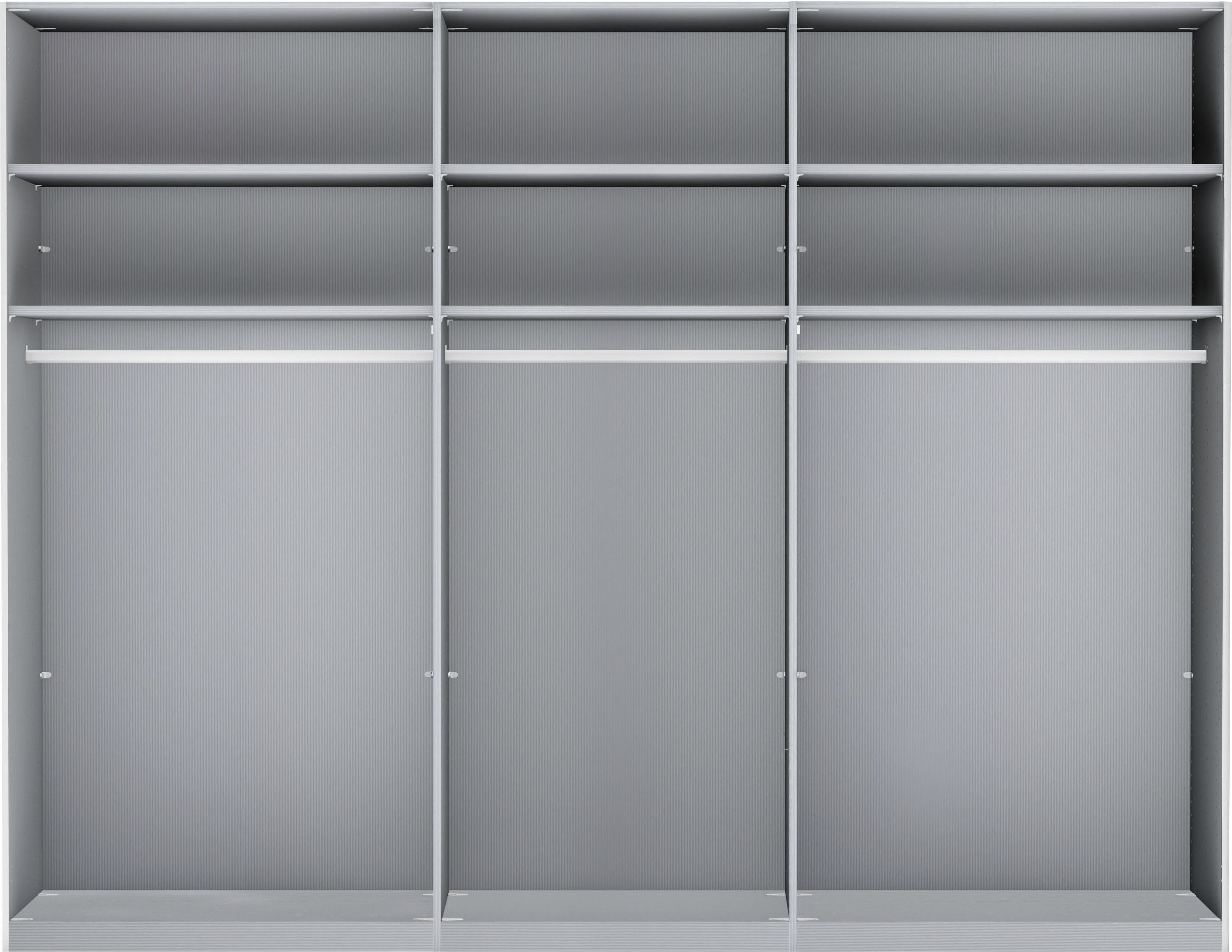 Thumbnail - WIEMANN Schwebetürenschrank "Kos", mit Spiegeltür und Schattenfuge