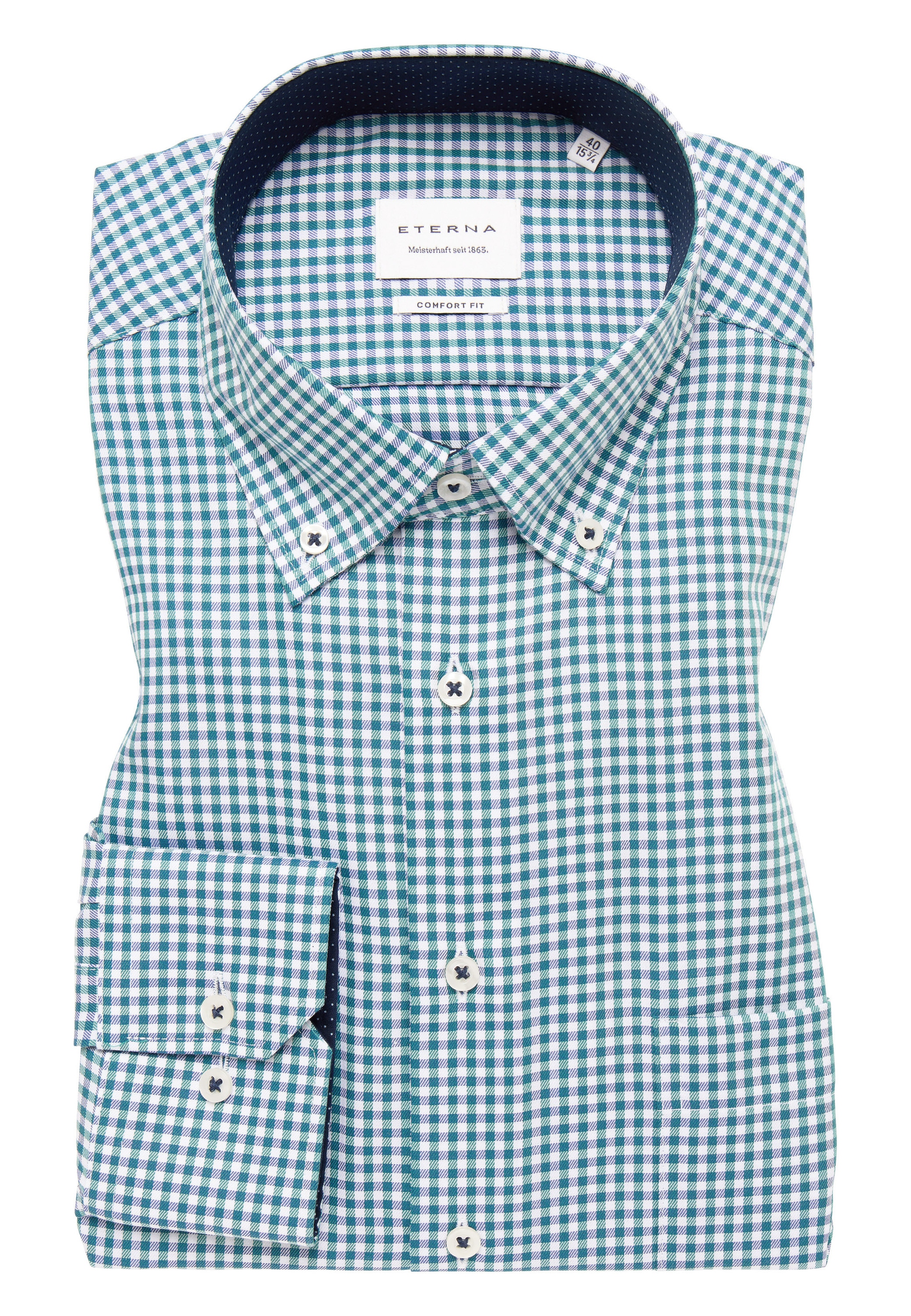 Eterna Langarmhemd »COMFORT FIT«, NON IRON (bügelfrei)