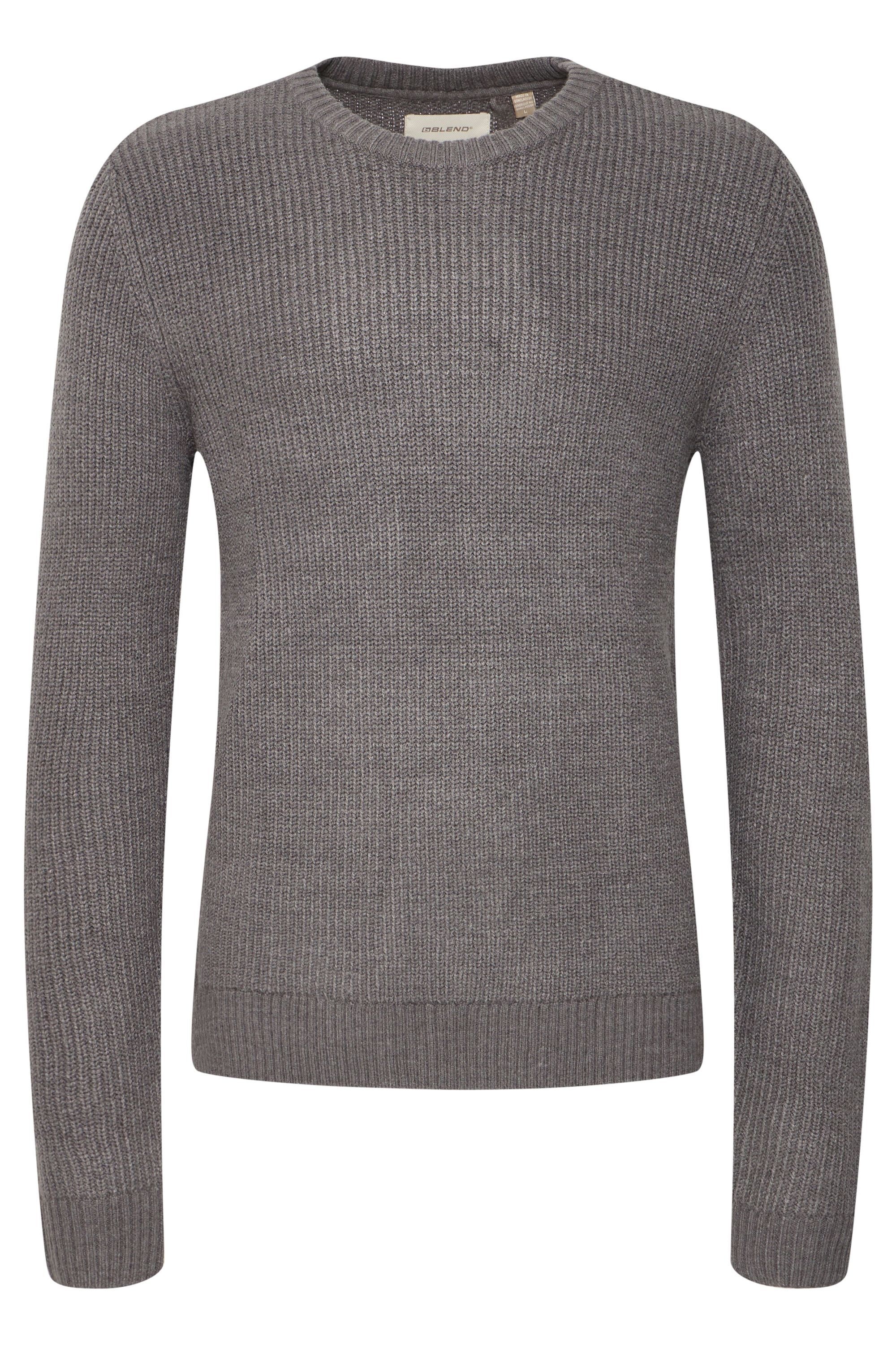 Blend Strickpullover "BHPullover" Klassischer Grobstrickpullover mit Rundha günstig online kaufen