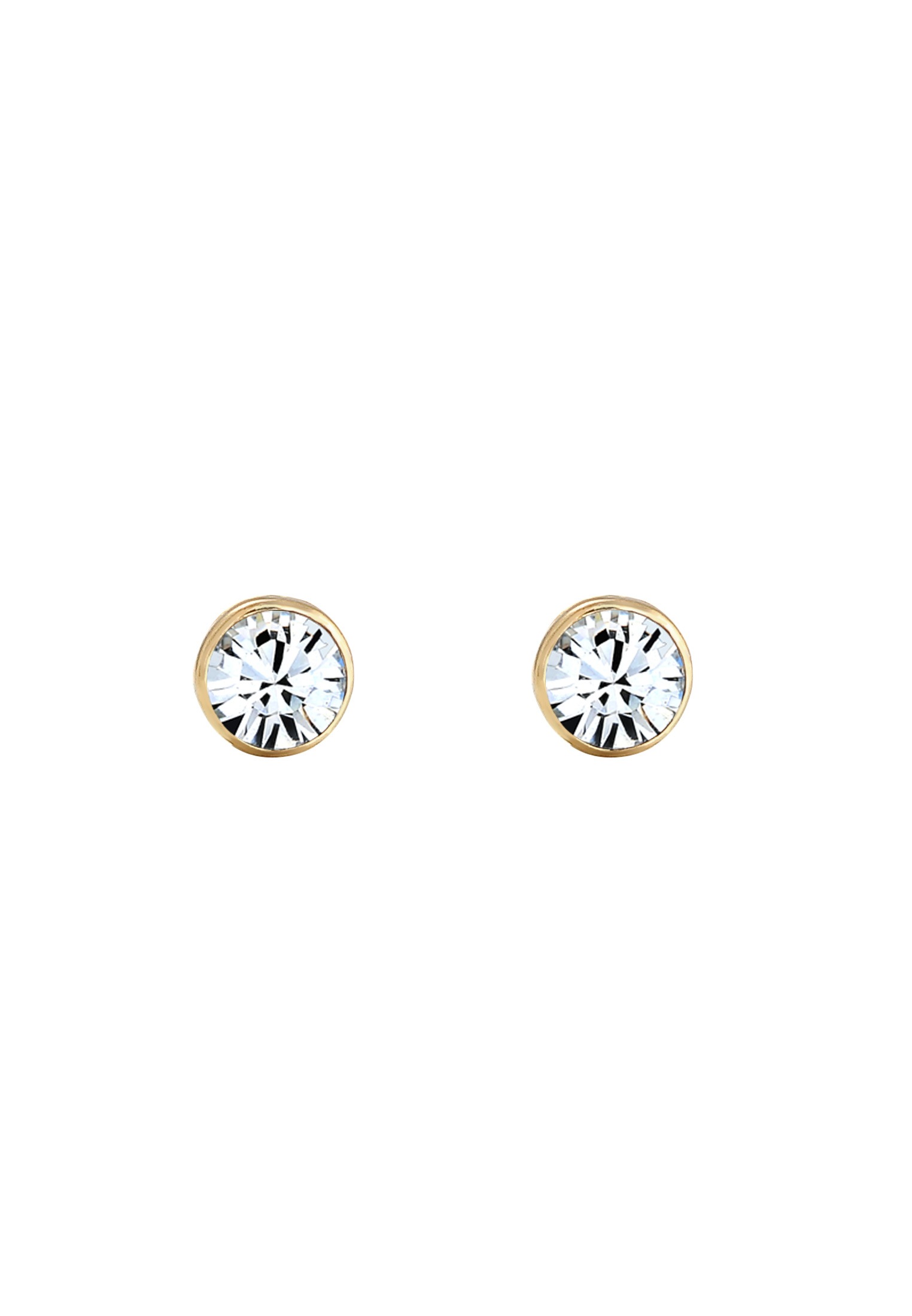 Elli Paar Ohrstecker »Ohrringe Ohrstecker Basic 925 Silber, mit Kristallen von Swarovski®«