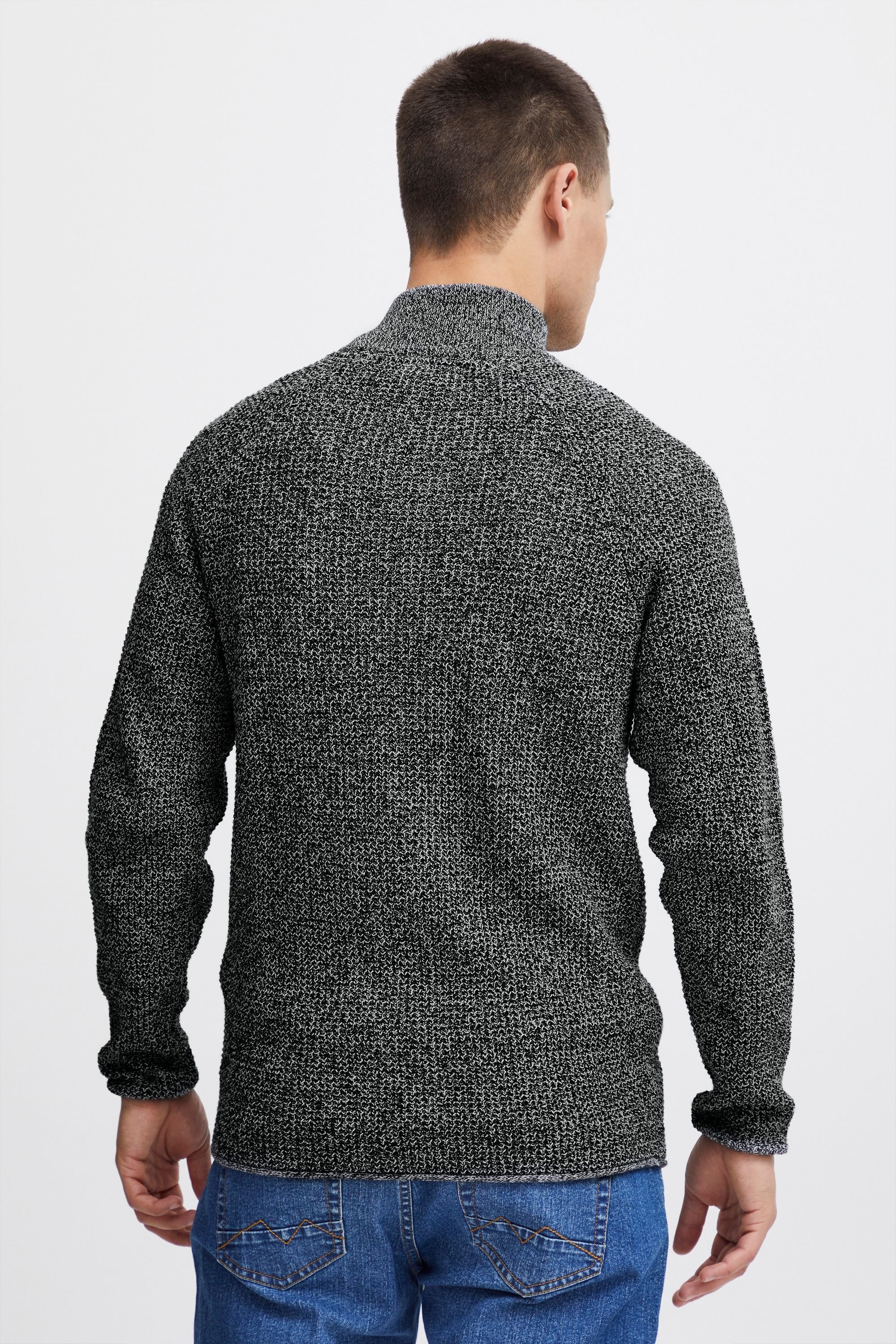 !solid SDKotcha Knit Jacket Dark Grey Melange XL 3